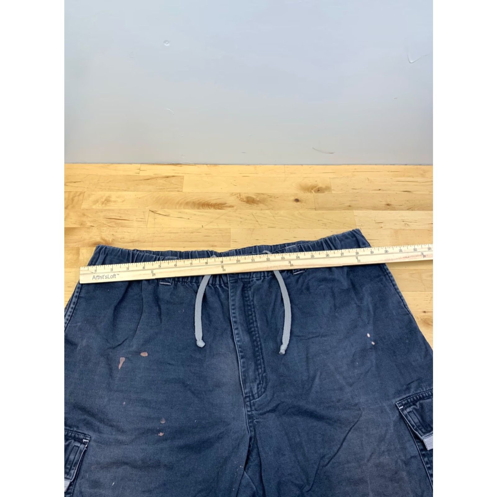 Ocean Pacific VINTAGE OP Ocean Pacific Cargo Shorts L Blue Casual 90s Beach Skate Mens Size US 33 - 3 Thumbnail