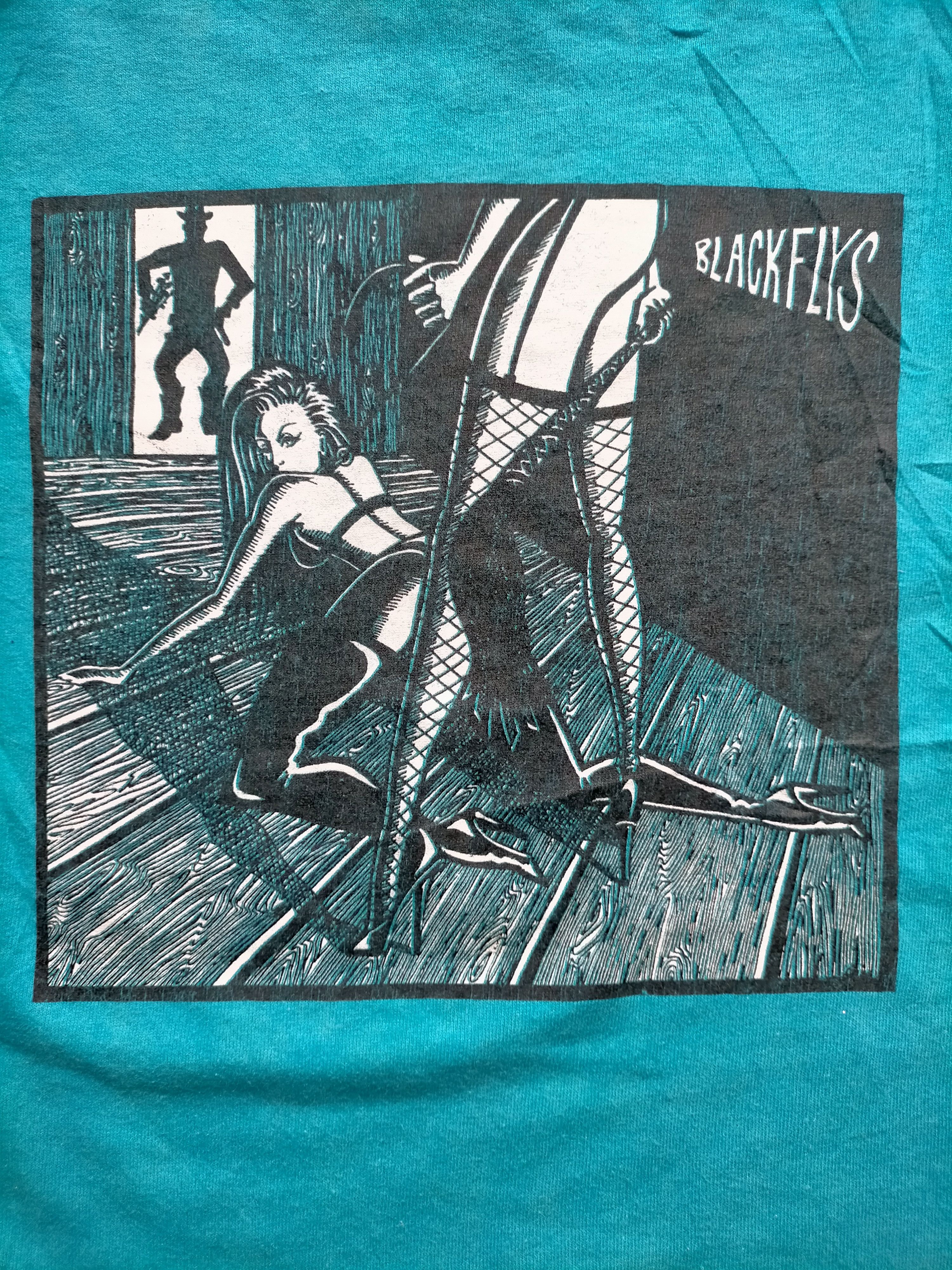 Sex Skateboards Vintage 90s Black Flys Sex Skateboarding Single stich tee Size US M / EU 48-50 / 2 - 1 Thumbnail