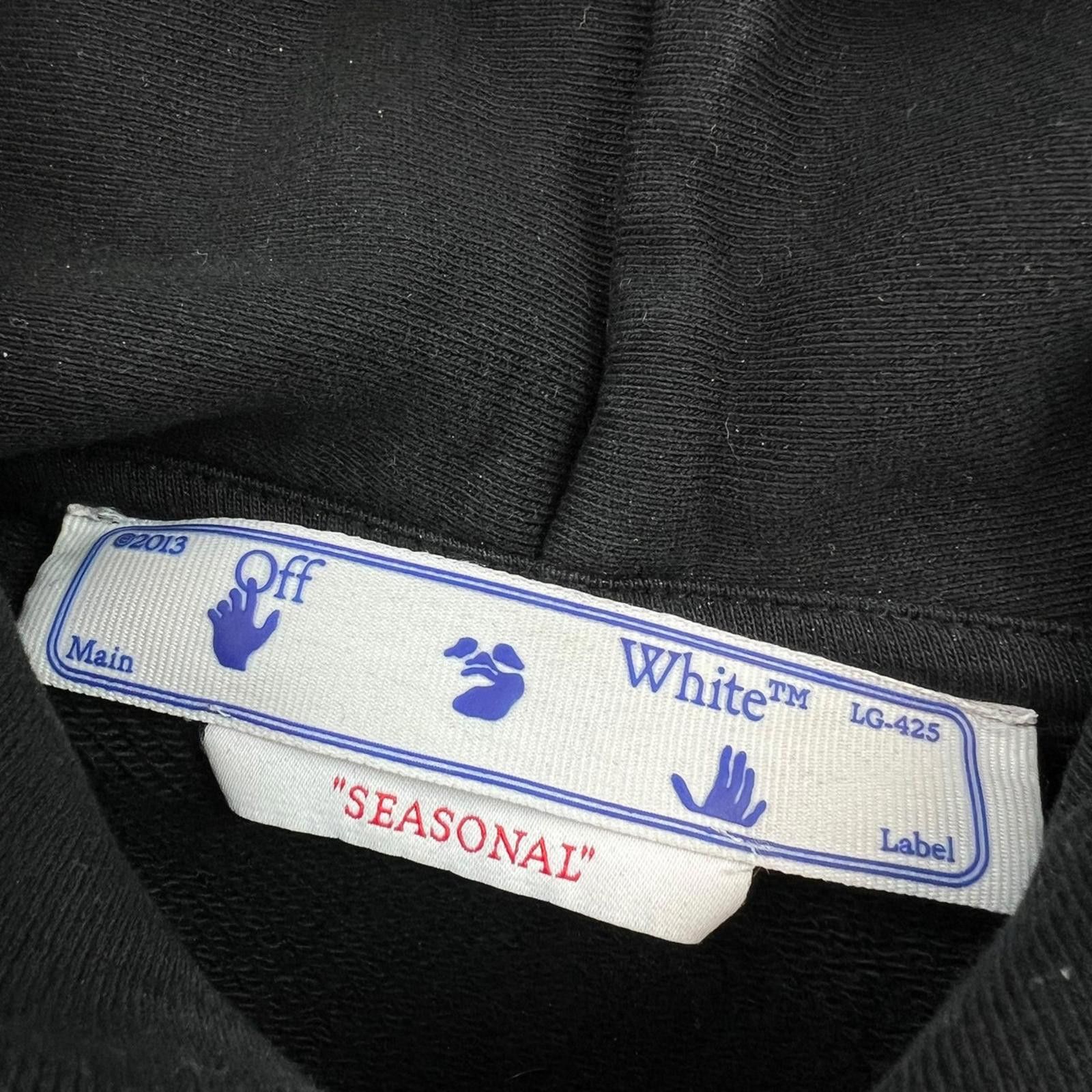Off-White Off-White Hand Arrows Hoodie Black Size US L / EU 52-54 / 3 - 6 Thumbnail