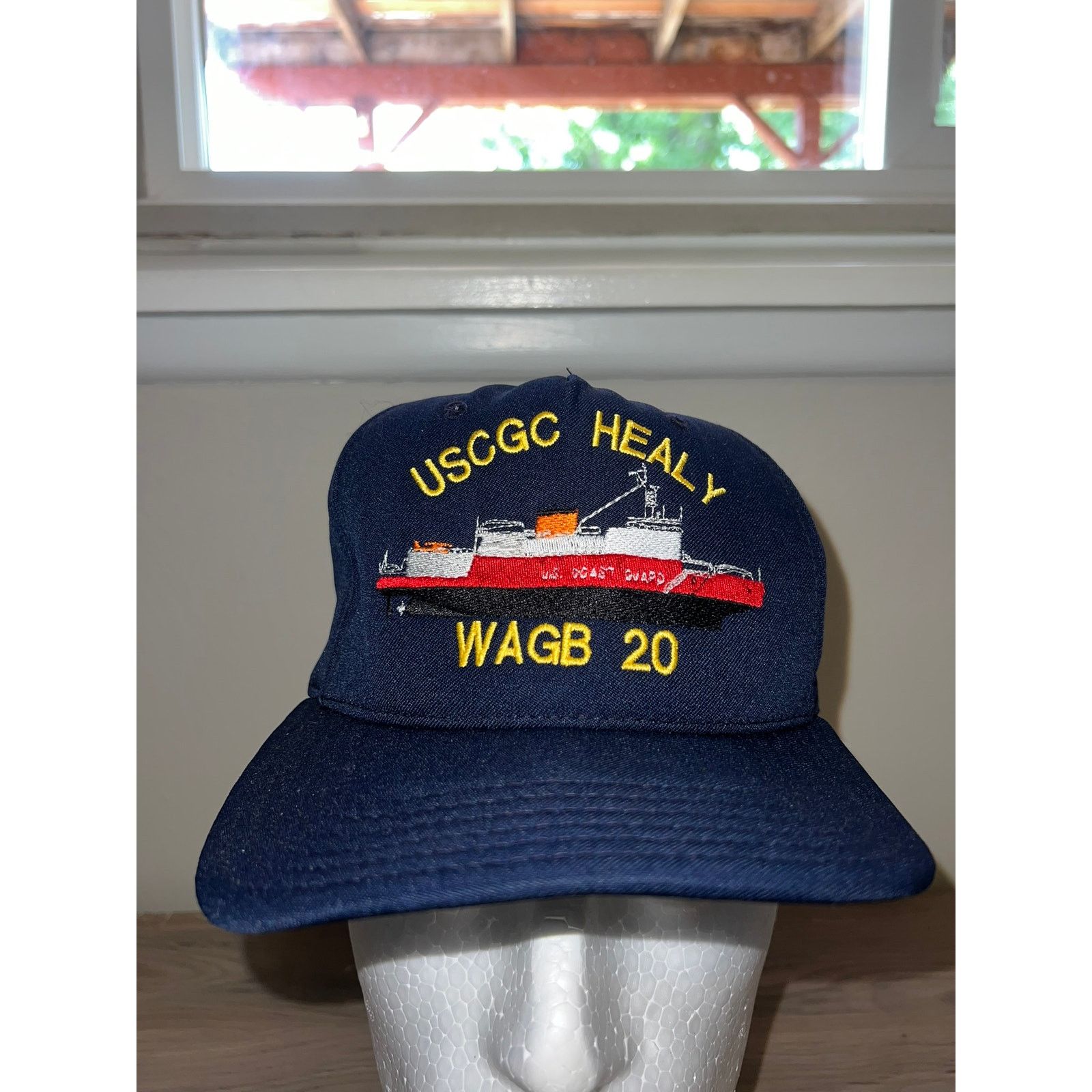 Vintage Vintage USCGC US Coast Guard WAGB 20 Ship Hat Headwear VTG O Size ONE SIZE - 2 Thumbnail