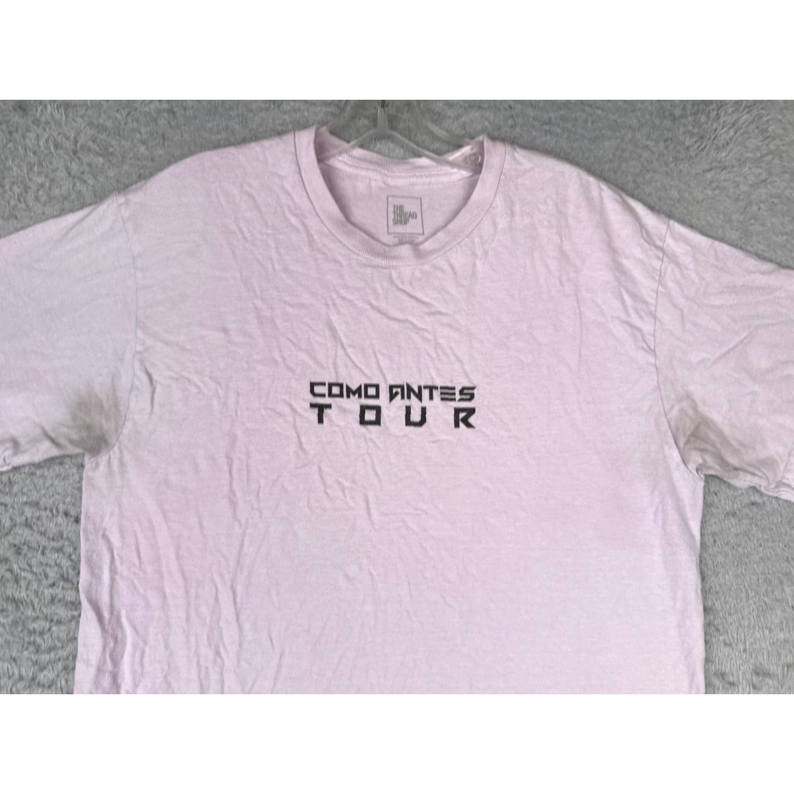Vintage The Thread Shop Shirt Men M Purple Cotton Jersey Logo Short Sleeve Crew Neck T-Shirt Music 90s Vintage Boys Mens Reads Size US M / EU 48-50 / 2 - 4 Thumbnail