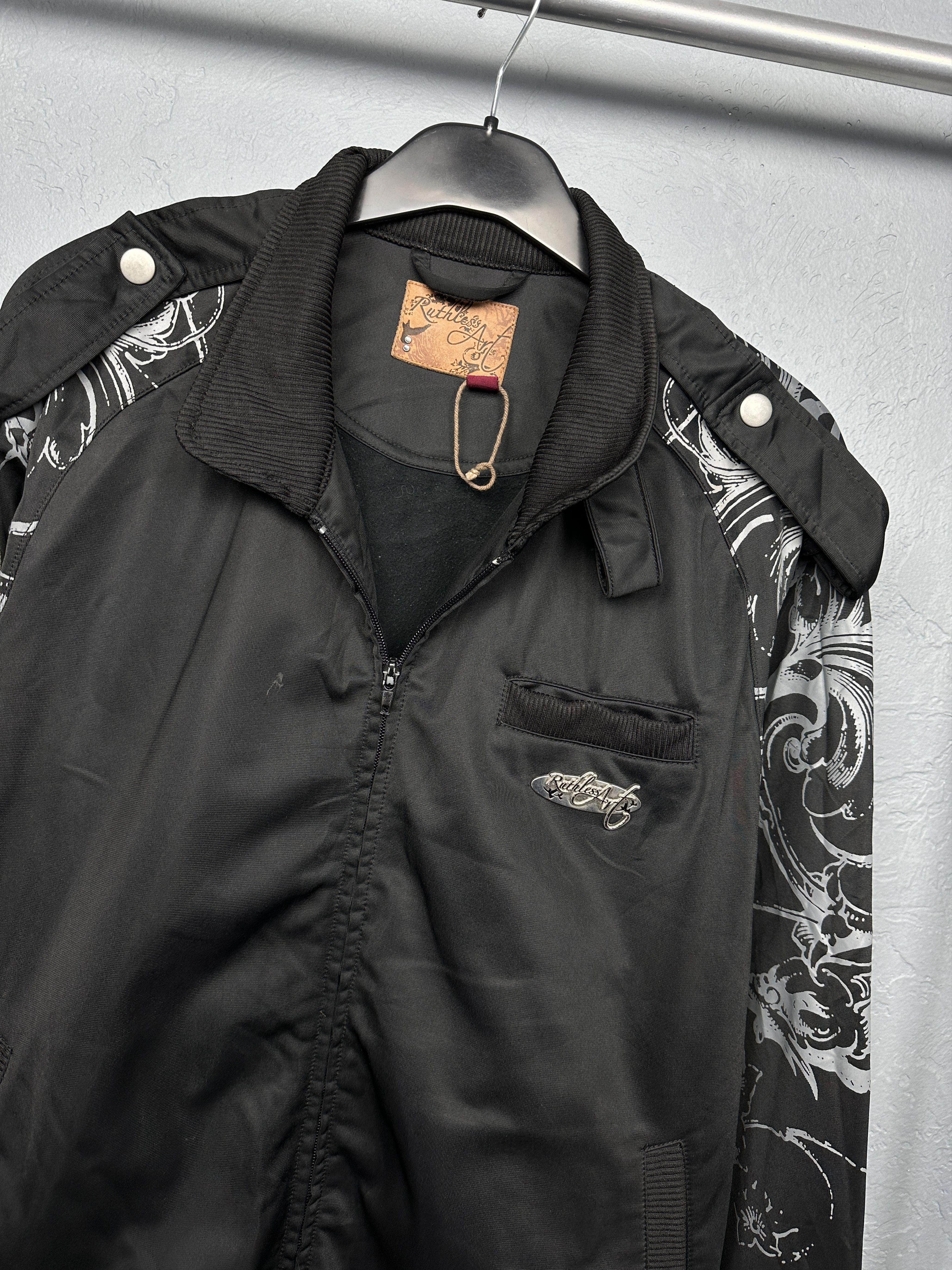 Japanese Brand Ruthless Art Avant Garde Mens Track Top Jacket Pirates Size US L / EU 52-54 / 3 - 5 Thumbnail