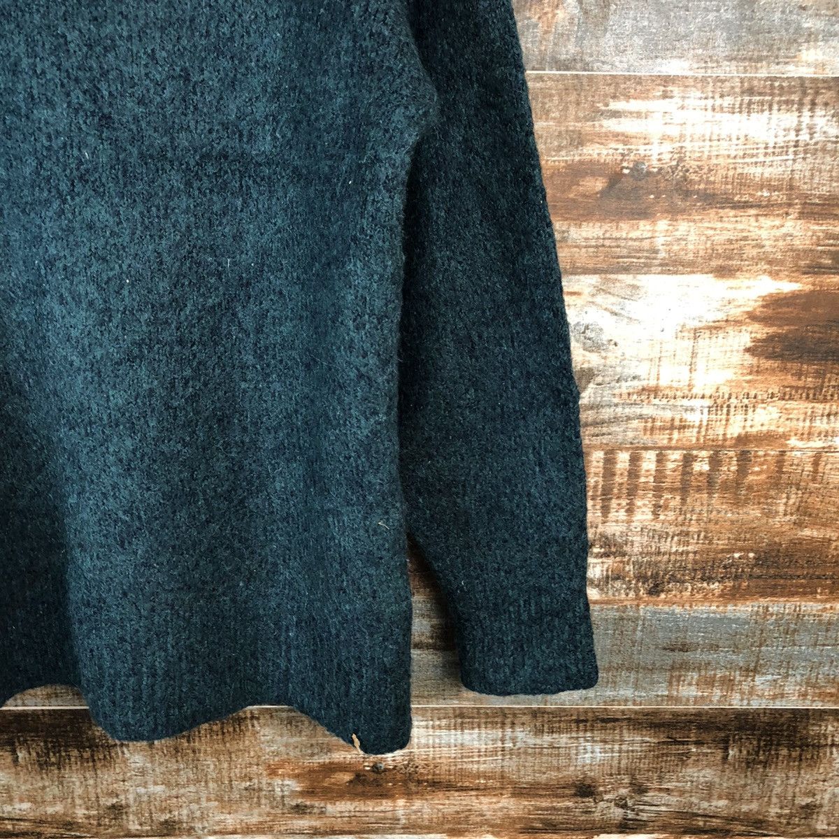 Homespun Knitwear × Uniqlo Uniqlo japan vintage Green Knitwear #A1744 Size US L / EU 52-54 / 3 - 8 Thumbnail