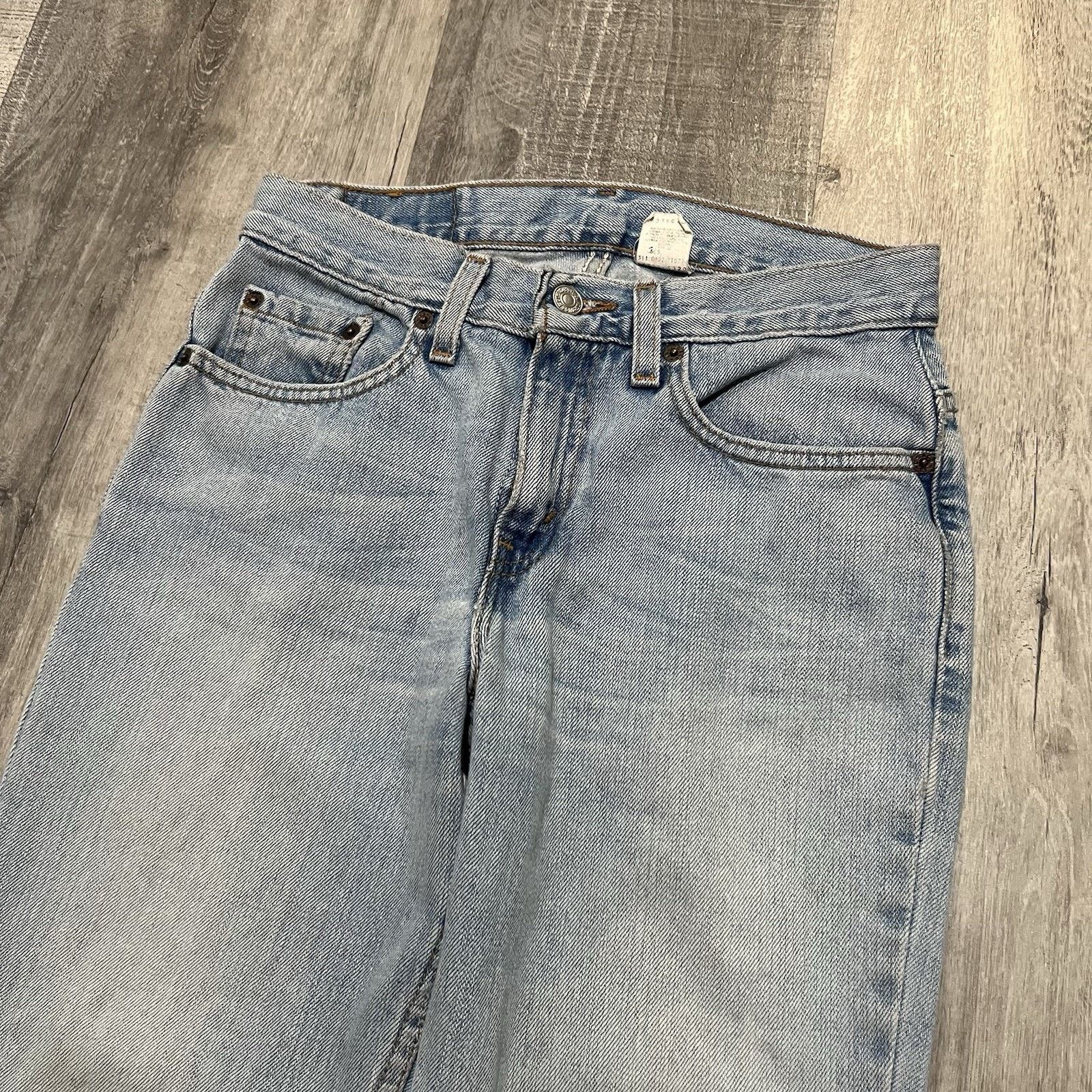 Levi's Vintage Levis 515 Jeans Womens 4 SM Blue Low Rise Boot Cut Size 27" / US 4 / IT 40 - 3 Thumbnail