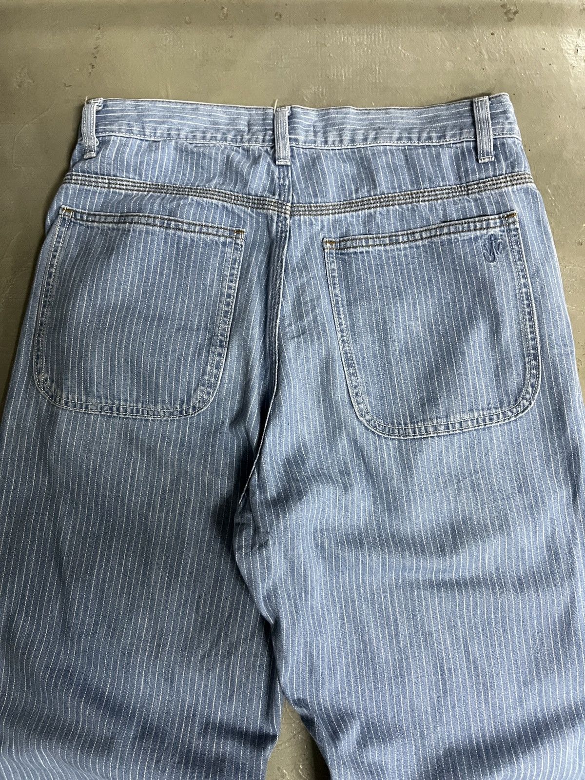 JW Anderson Pinstripe J.W. Anderson Uniqlo Hickory Carpenter Style Pant Size US 30 / EU 46 - 10 Thumbnail
