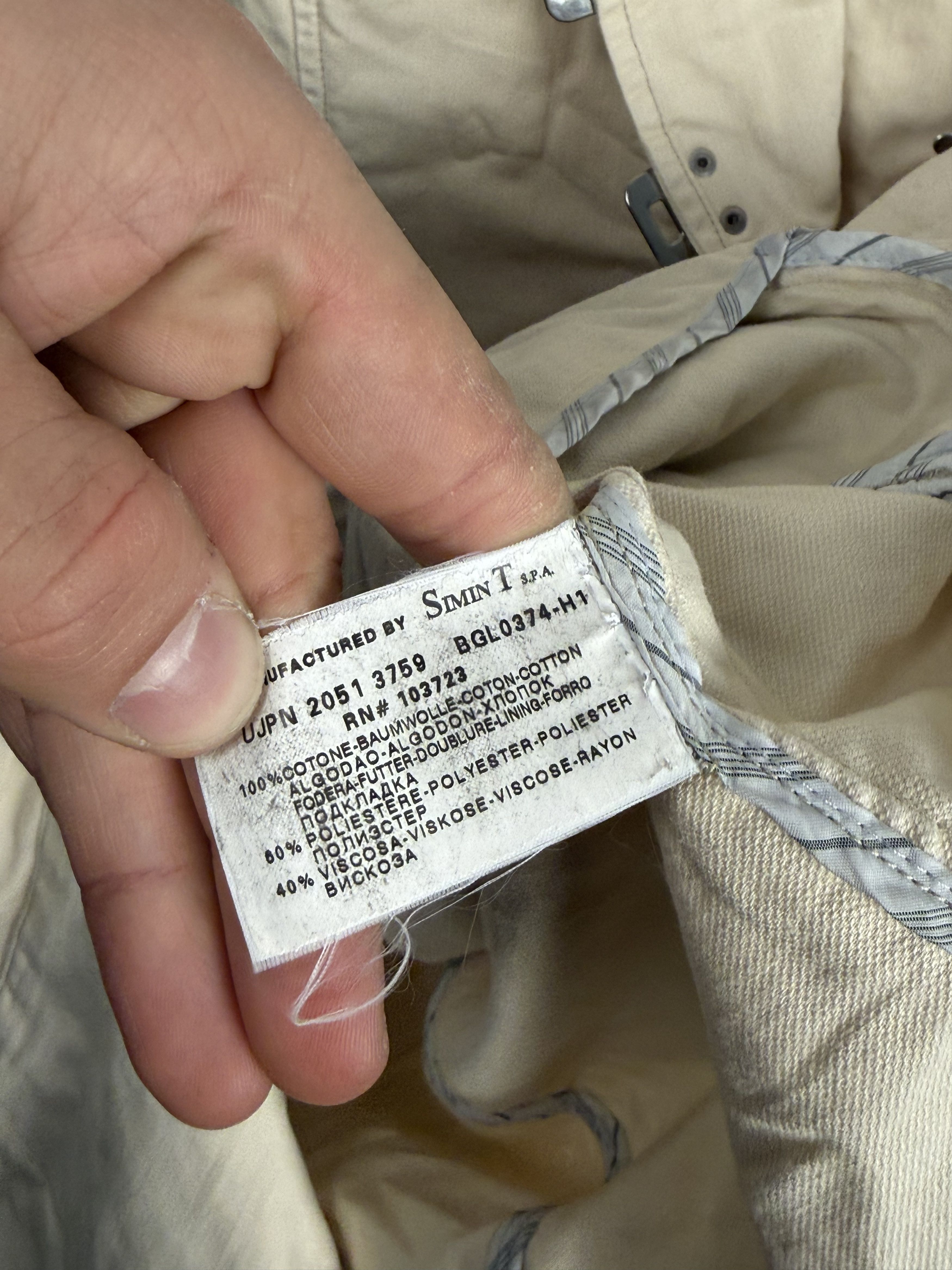 Emporio Armani Vintage 90s Emporio Armani very rare metal clasp trench coat Size M / US 6-8 / IT 42-44 - 6 Thumbnail