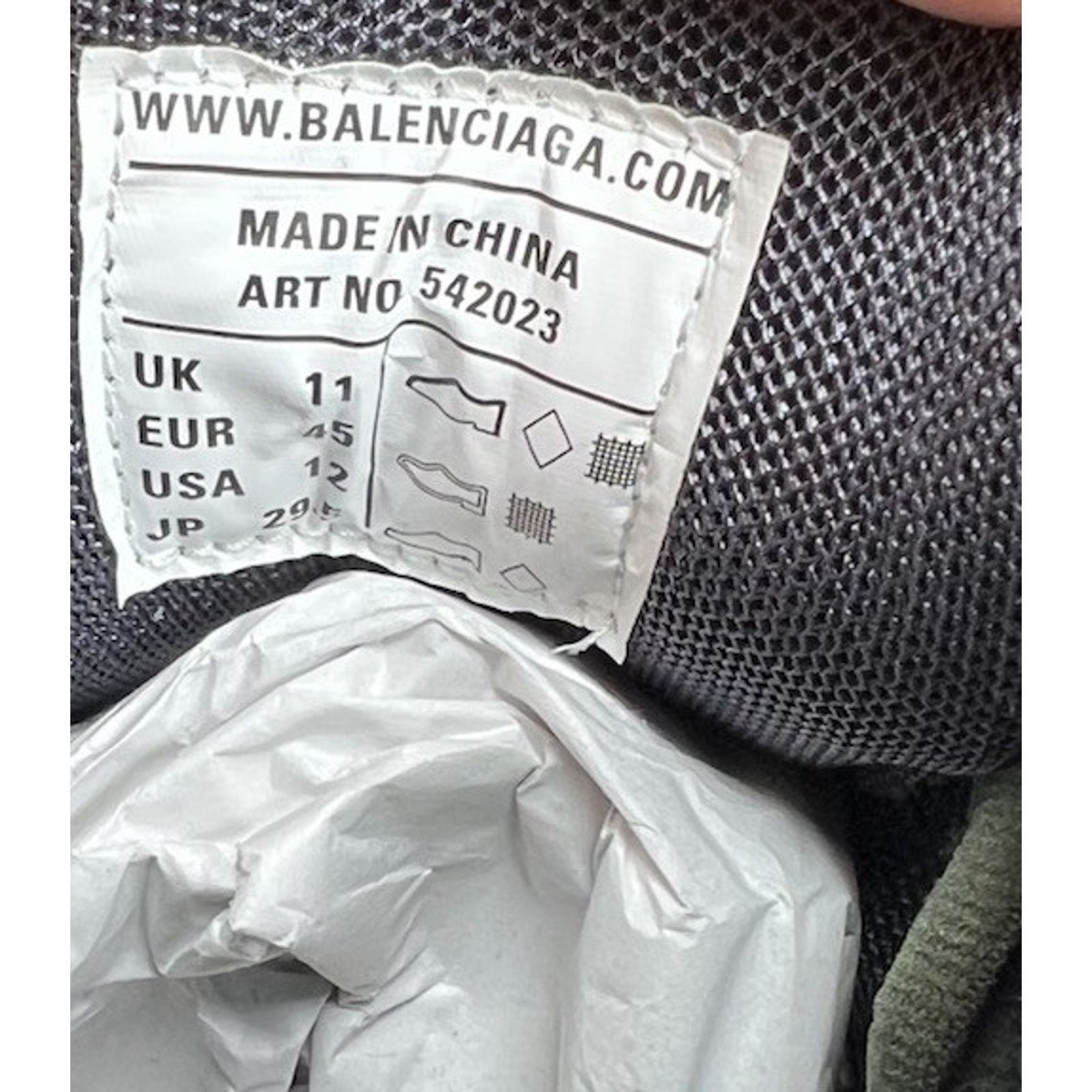 Balenciaga Size 45EU/12US - Balenciaga Track Green/Navy/Yellow Size US 12 / EU 45 - 7 Thumbnail