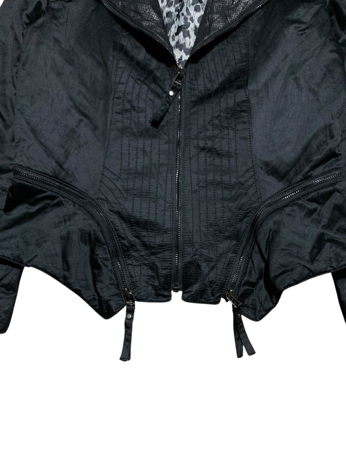 20471120 × Beauty Beast × Japanese Brand 2000s Style Innerve cyber jumpsuit zip biker jacket Size S / US 4 / IT 40 - 3 Thumbnail