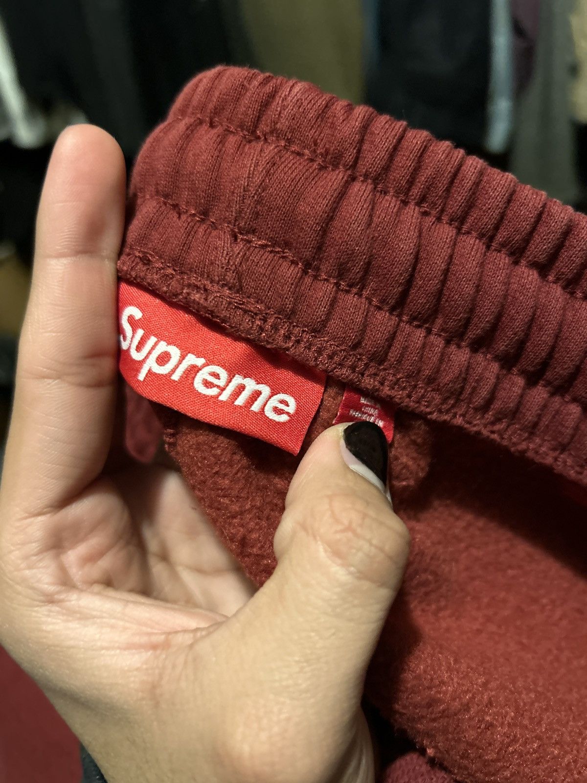 Supreme Supreme Washed Old English Sweatpants Size US 32 / EU 48 - 4 Thumbnail