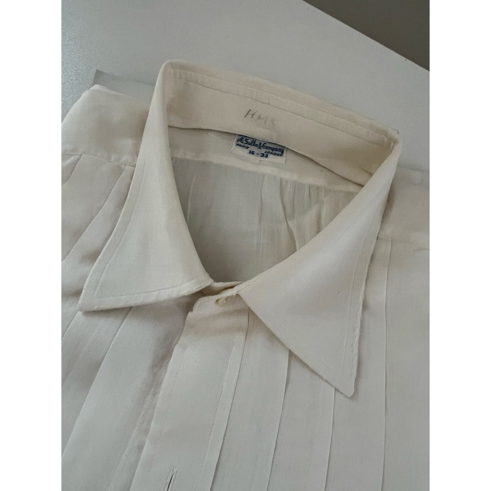 Sulka NEW Sulka Tuxedo Button Down Dress Shirt White Size 16 33 JP Size US M / EU 48-50 / 2 - 8 Thumbnail