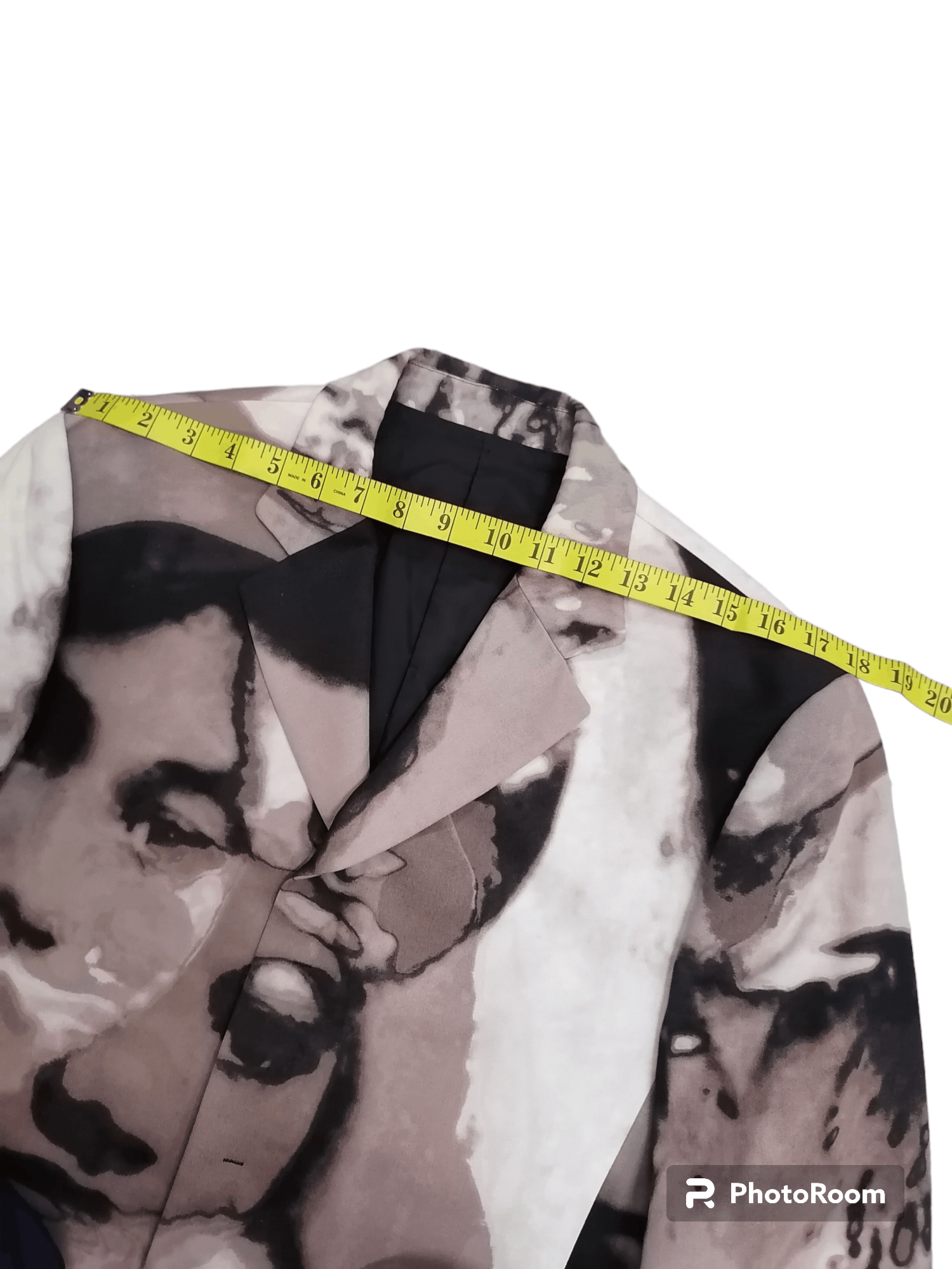 Jean Paul Gaultier Jean Paul Gaultier Homme Face Graphic Printed Jacket Size 48R - 10 Thumbnail