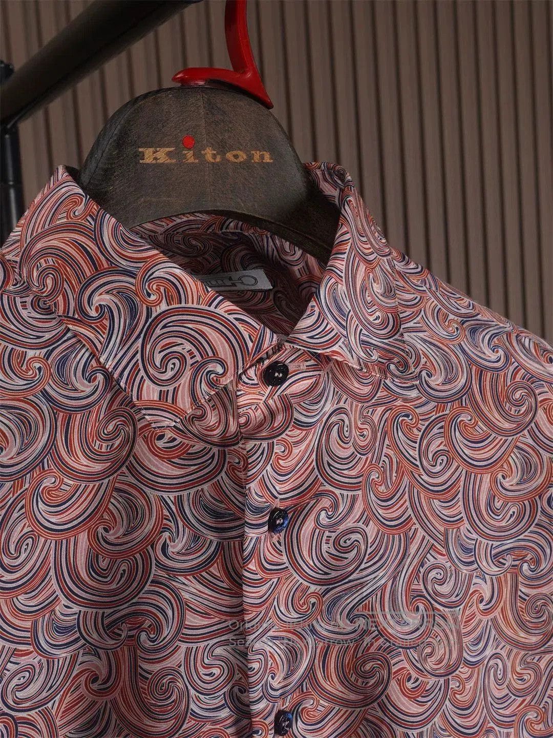 Zilli ZILLI Silk Blend Printed Shirt. Size US M / EU 48-50 / 2 - 2 Thumbnail