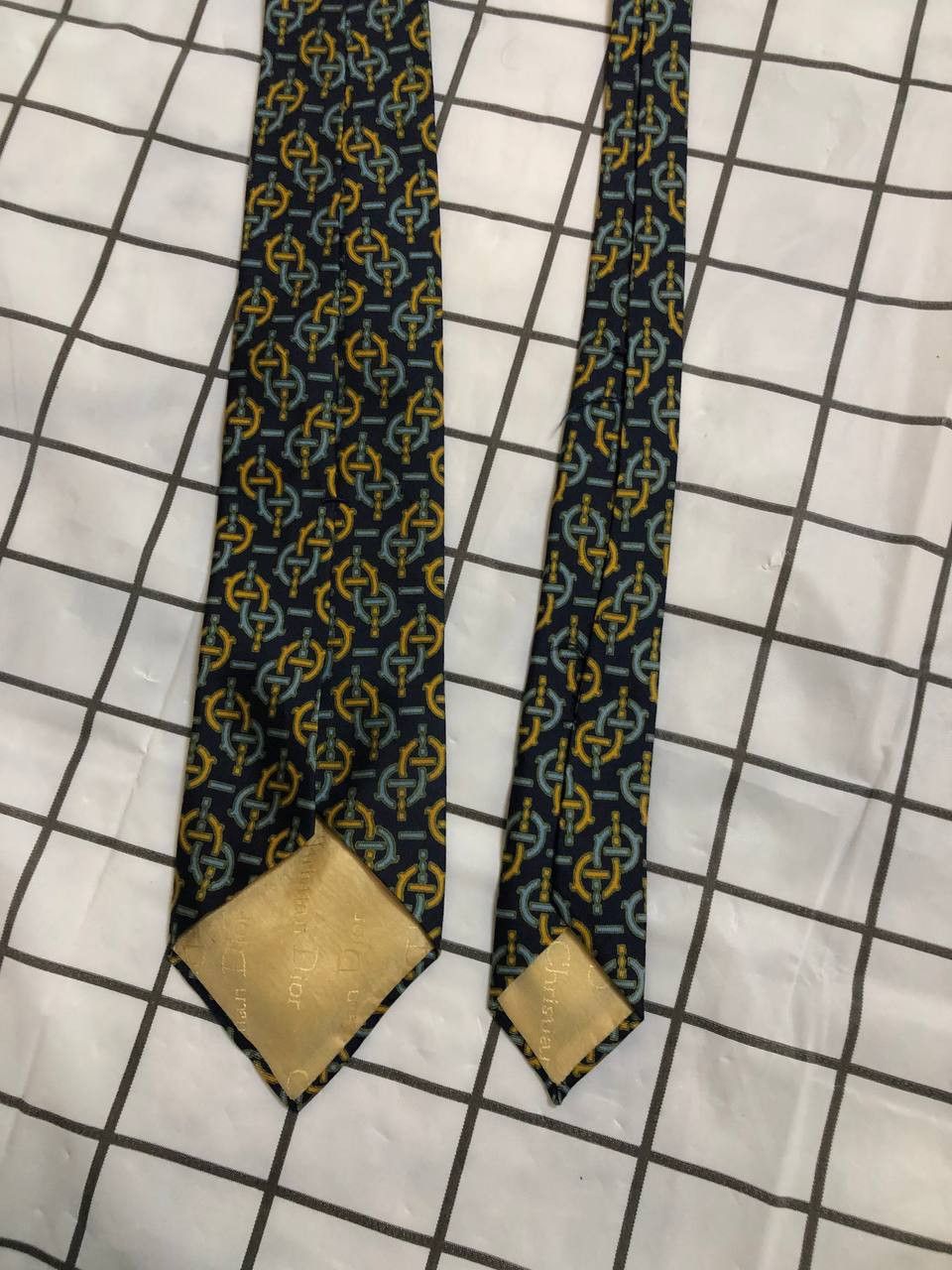 Christian Dior Monsieur Christian Dior Cravates Men's Necktie Vtg Luxury Tie Size ONE SIZE - 3 Thumbnail
