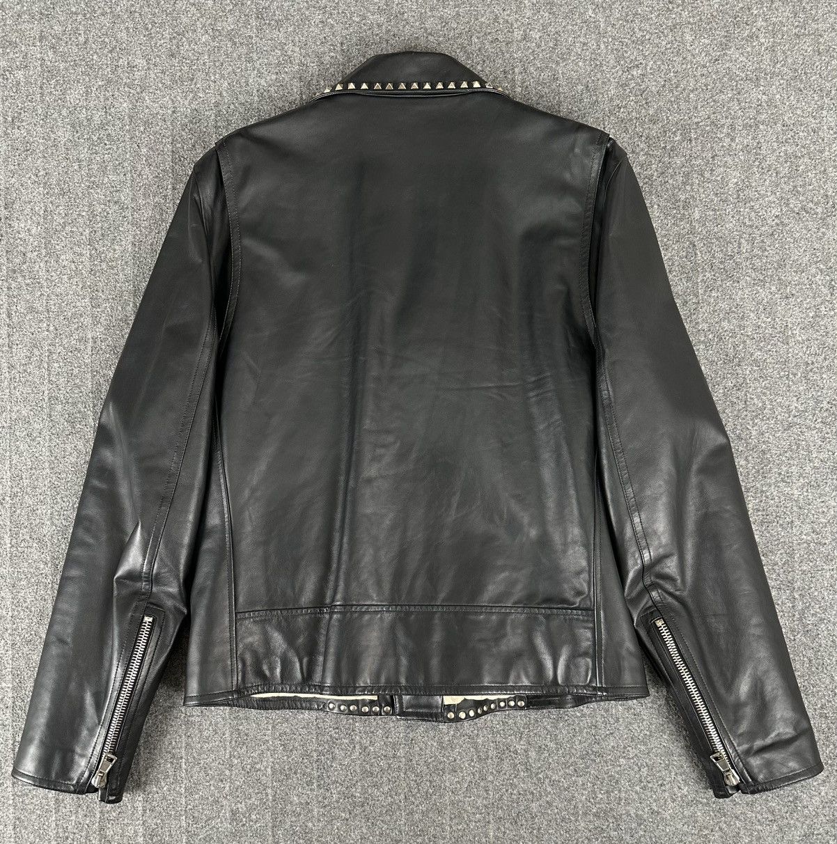 Valentino Valentino - Rockstud Biker Leather Jacket - Embellished Size US L / EU 52-54 / 3 - 7 Thumbnail