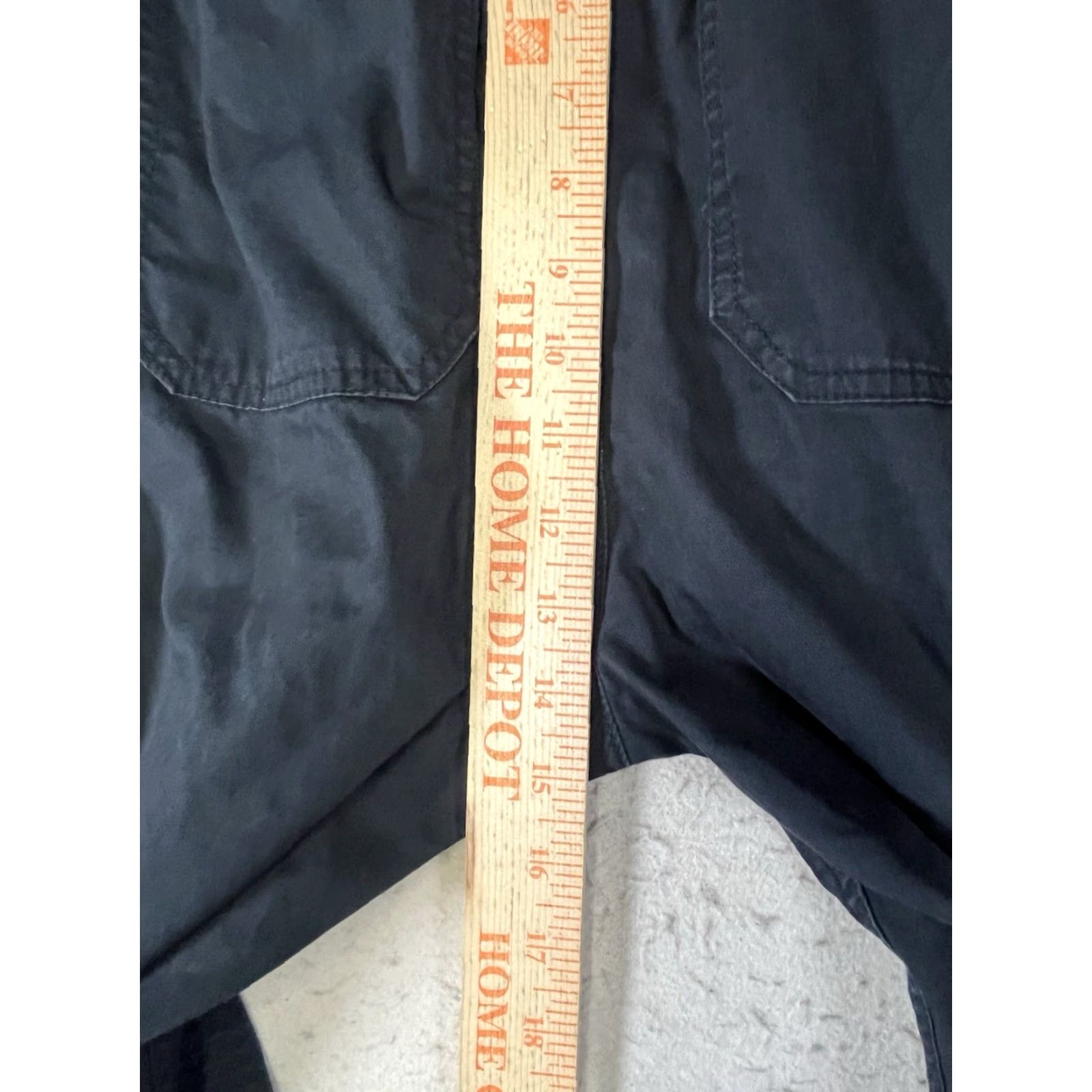 Abercrombie & Fitch VINTAGE Abercrombie & Fitch Black Lightweight Pants Women XS Carpenter Style Pockets Comfort Regular Straight Logo - Womens XS Size 26" / US 2 / IT 38 - 4 Thumbnail
