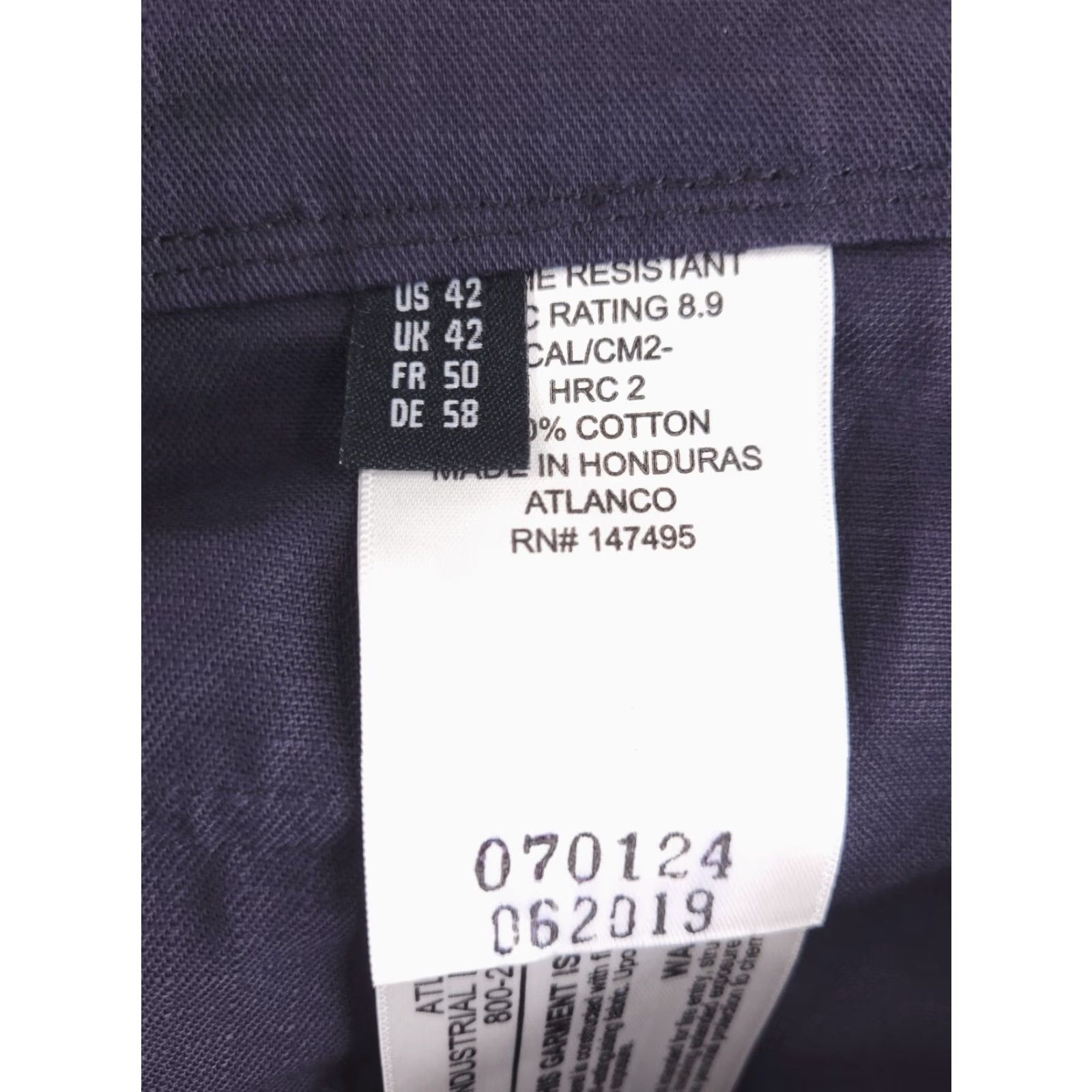 Vintage NEW Tru Spec Pants Mens 42 Navy Blue Flame Resistant Ripstop XFIRE UNHEMMED PTS Size US 42 / EU 58 - 7 Thumbnail