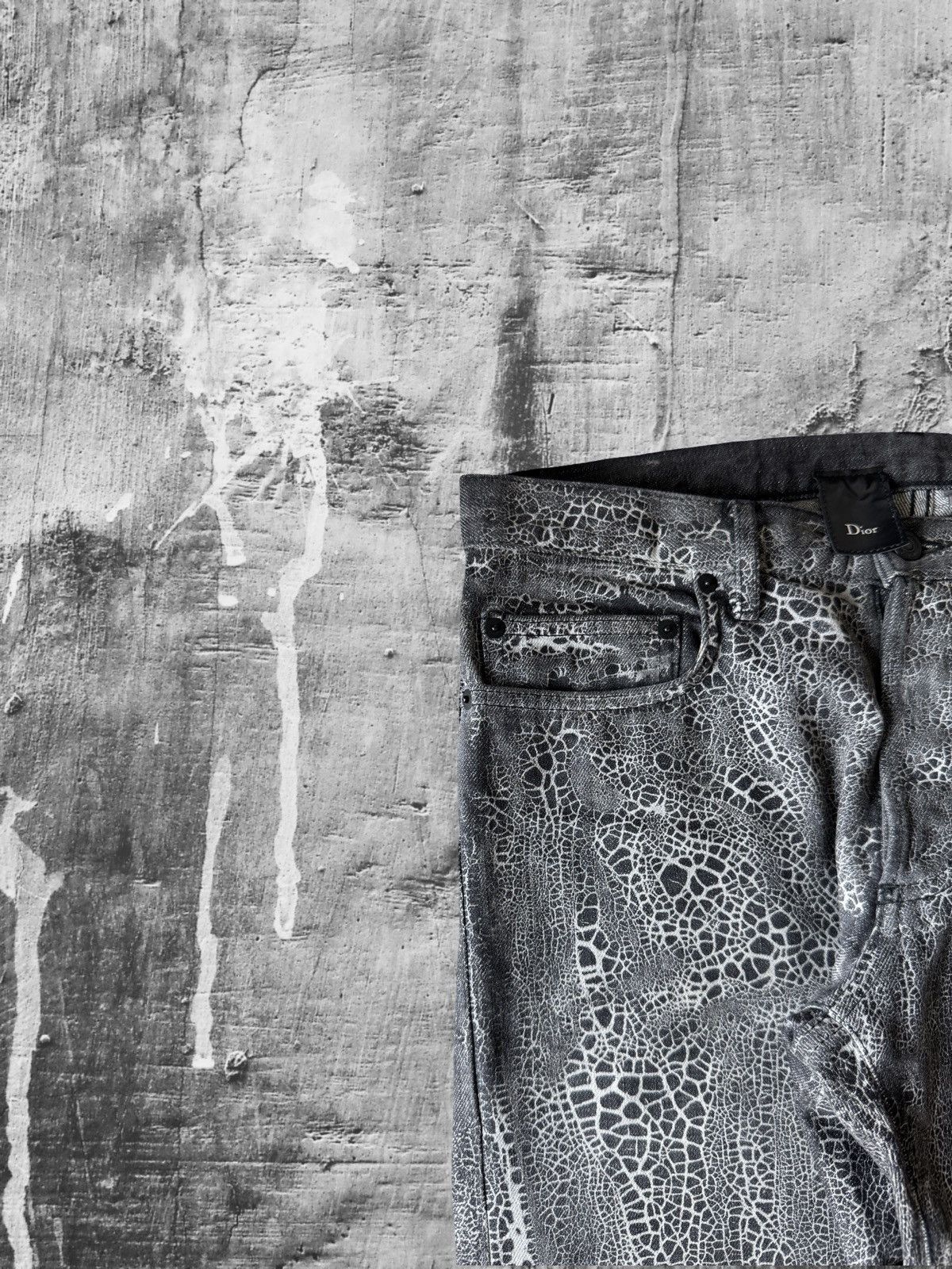 Dior FW08 Batik Denim Size US 30 / EU 46 - 3 Thumbnail