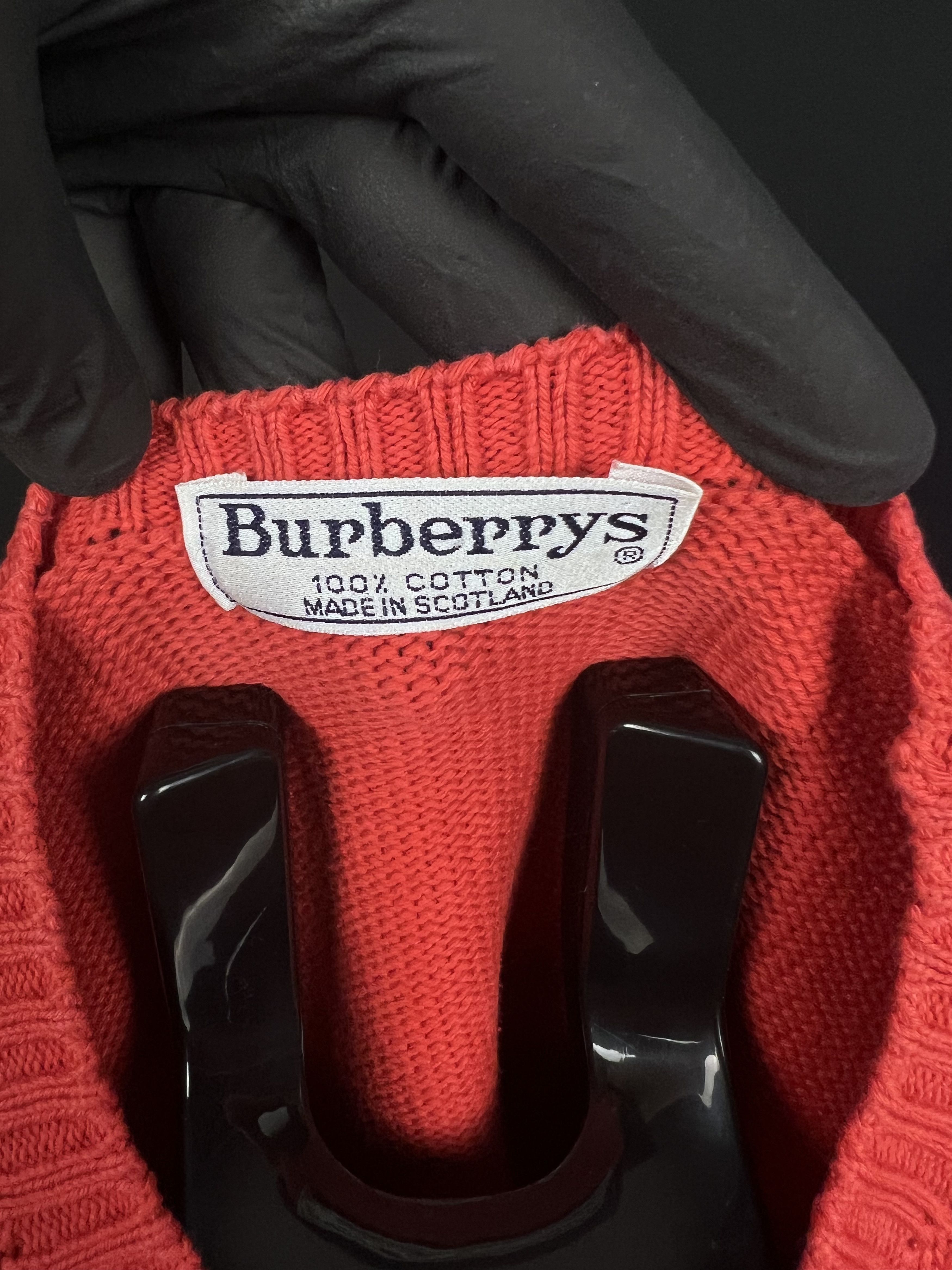 Burberry × Vintage Burberrys vintage knit sweater Scotland Size US M / EU 48-50 / 2 - 4 Thumbnail