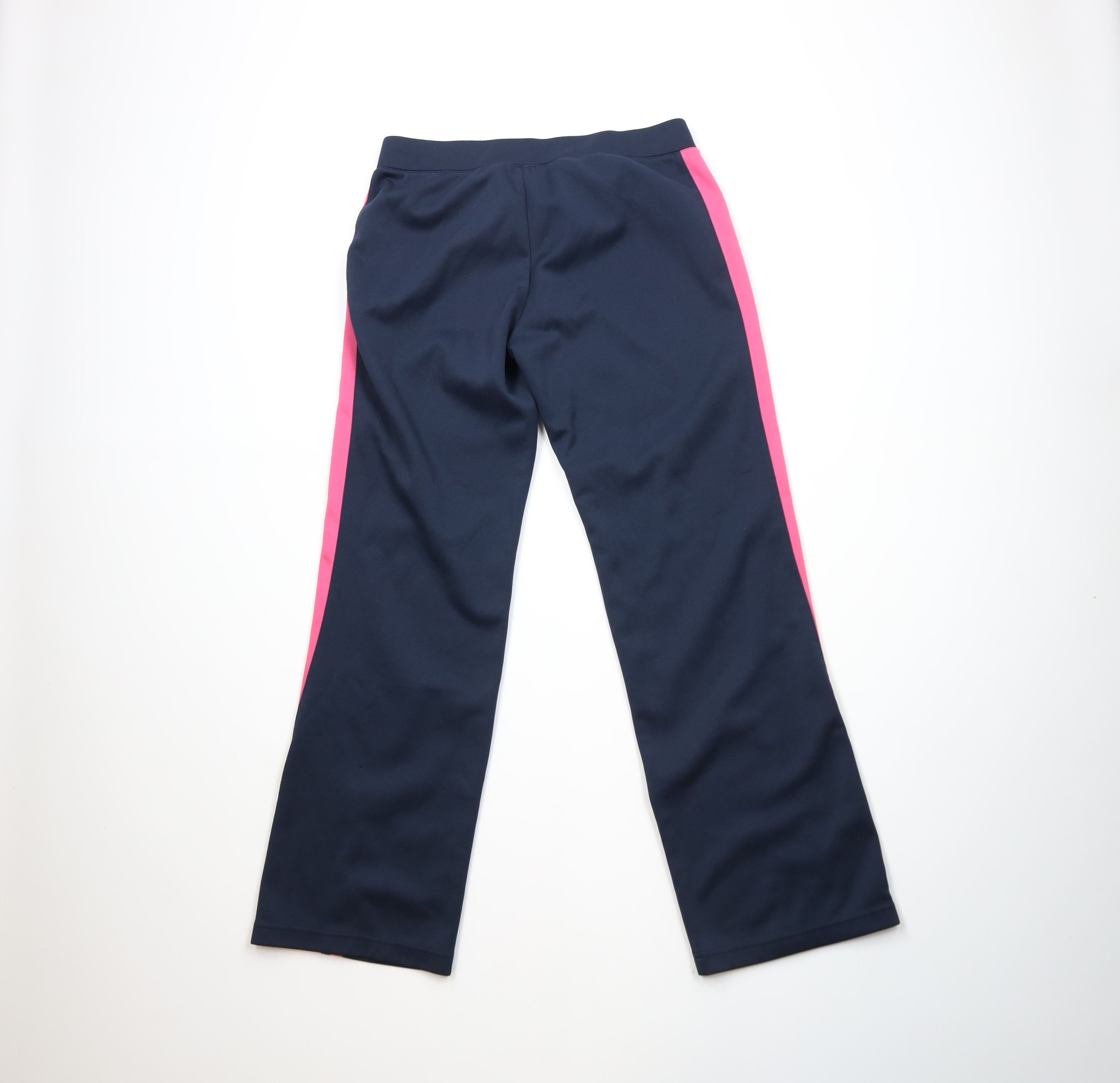Nike × Vintage Vintage 90s Y2K Nike Scott Mini Swoosh Flared Wide Leg Pants Size 32" / US 10 / IT 46 - 10 Thumbnail