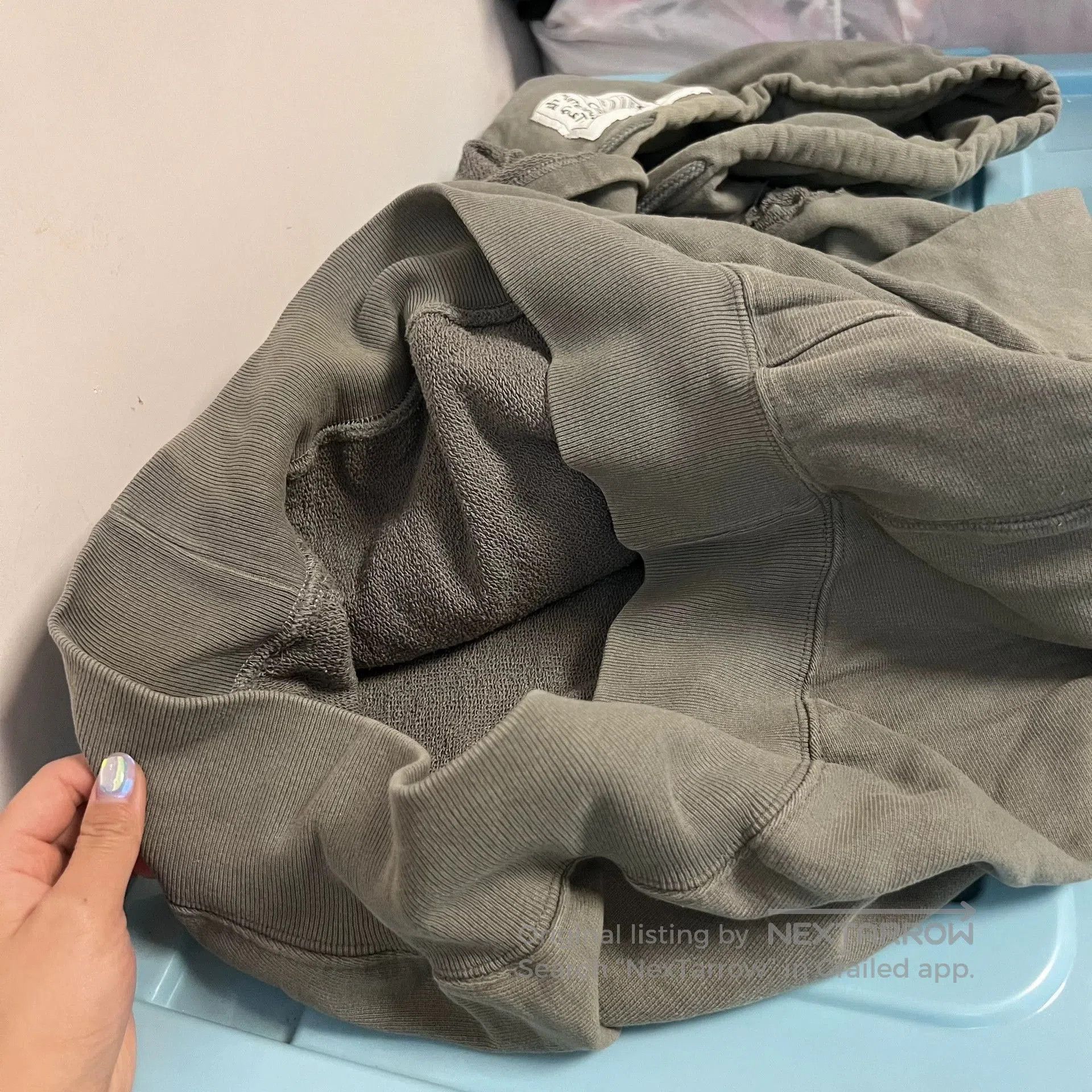 Vetements Vetements Gray Distressed Hoodie S. Size US S / EU 44-46 / 1 - 8 Thumbnail