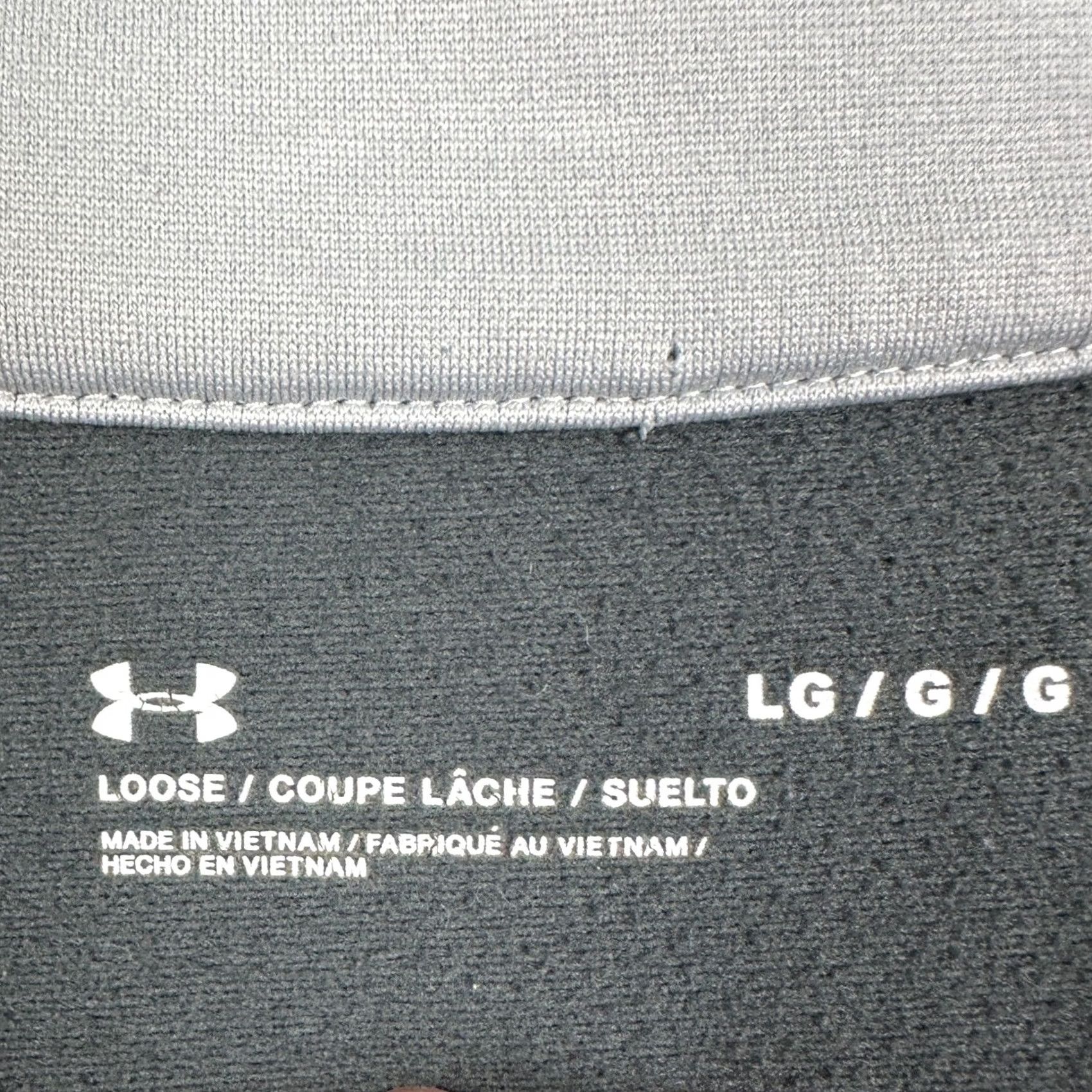 Under Armour Under Armour Project Rock Track Jacket Men L Gray Colorblock Full Zip Pockets Athletic Dry Moisture Wicking EUC Size US L / EU 52-54 / 3 - 4 Thumbnail