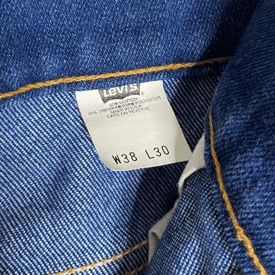 Levi's Vintage 90s Orange Tab Levis Jeans 38x30 Bootcut Dark Wash Size US 38 / EU 54 - 6 Thumbnail
