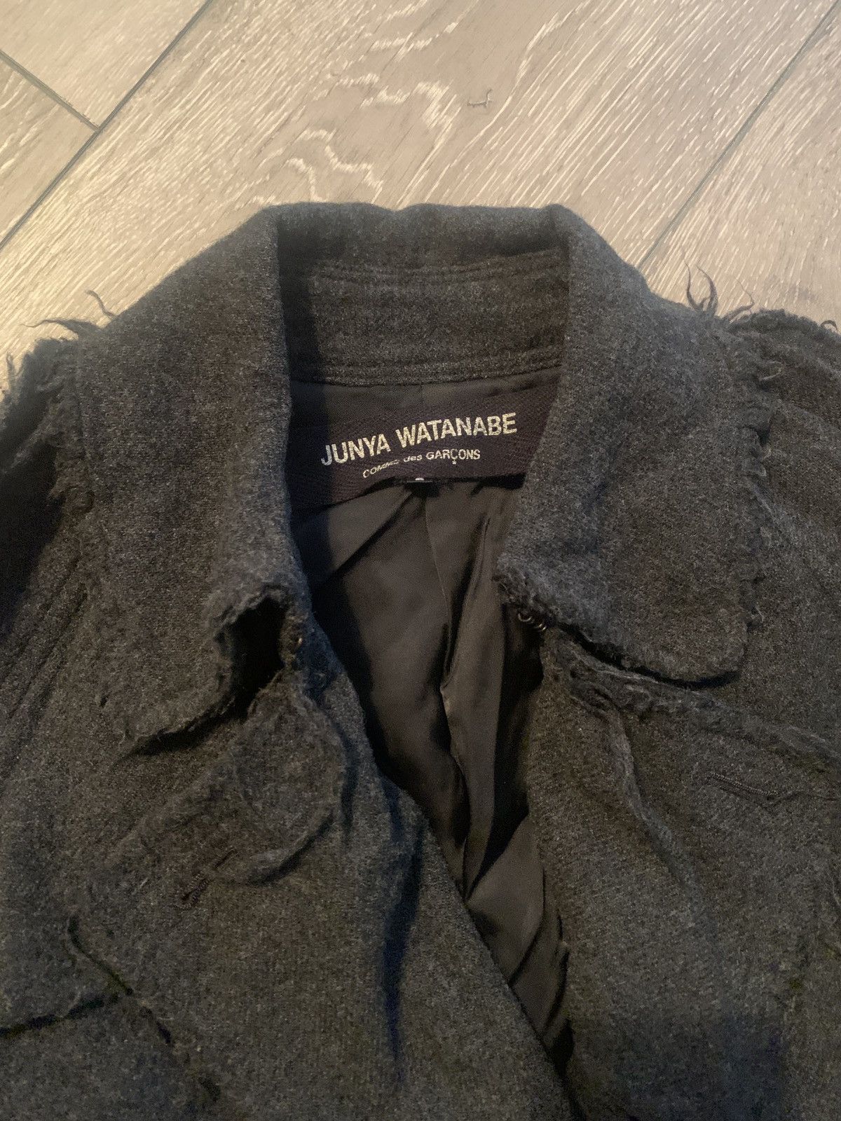 Comme des Garcons × Junya Watanabe JUNYA WATANABE COMME DES GARÇONS WOOL TRENCH COAT Size S / US 4 / IT 40 - 2 Thumbnail