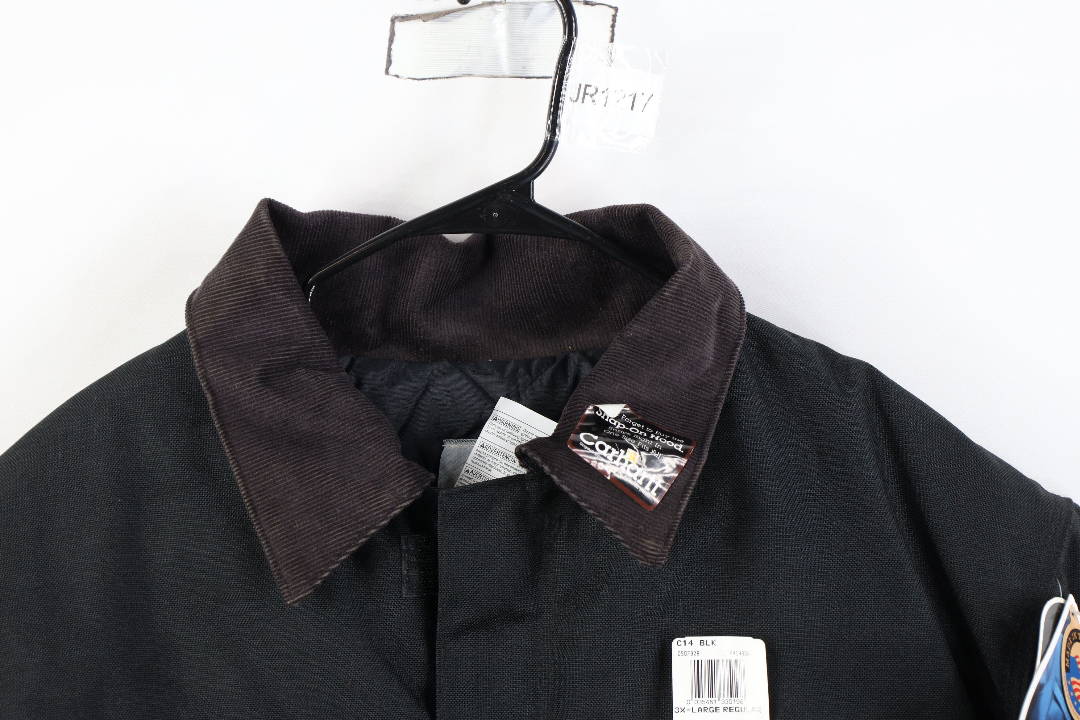 Carhartt Deadstock Vintage Y2K Carhartt Chore Barn Jacket Black USA Size US XXL / EU 58 / 5 - 2 Thumbnail