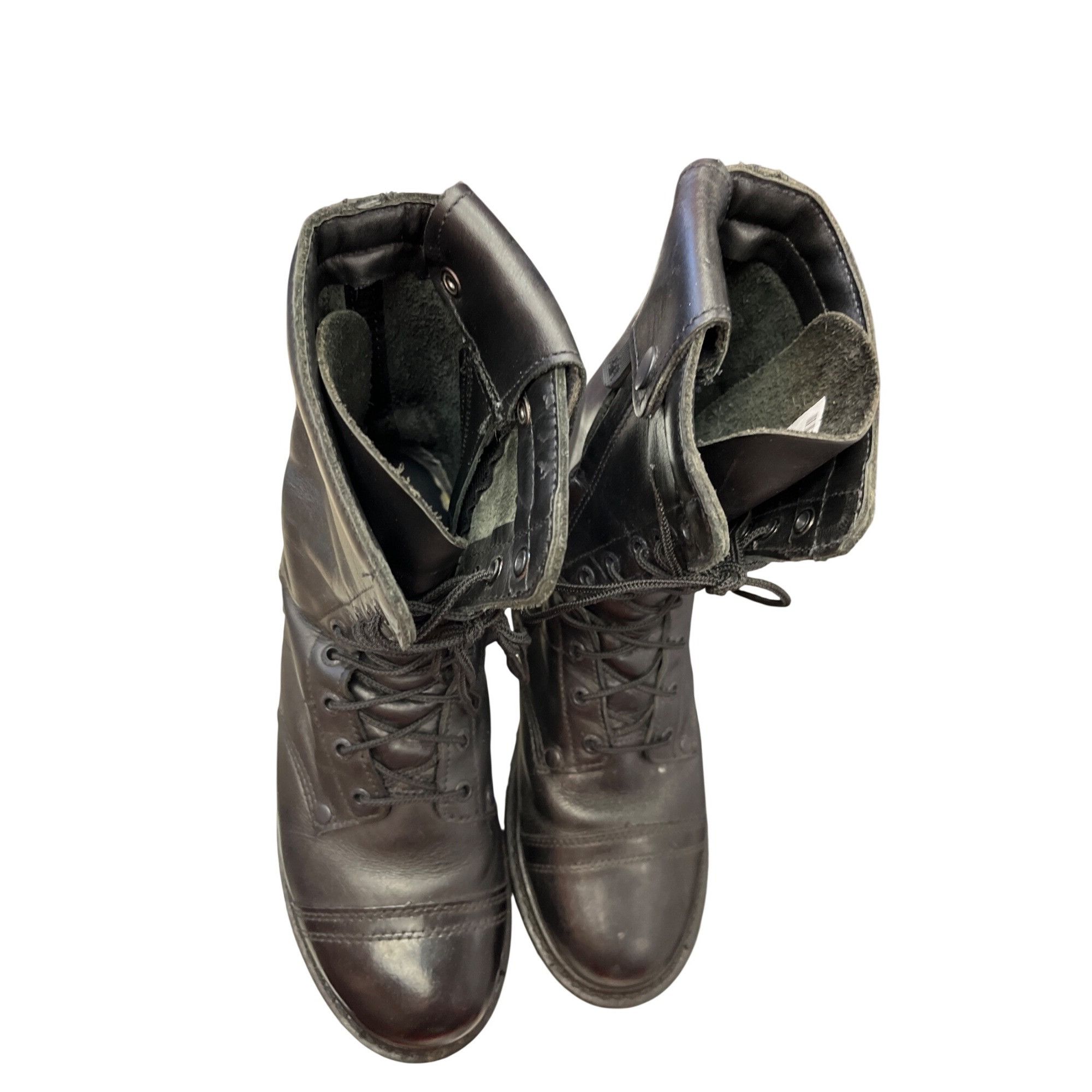 Other Rocky Mens black leather paratroop moto mid calf boots sz 10 Size US 10 / EU 43 - 13 Thumbnail