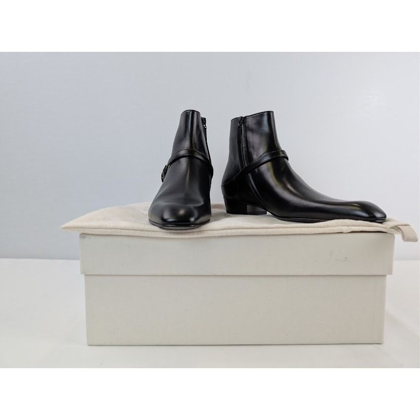 Saint Laurent Paris o1rshd1 Augustin 30 Zipped Boots in Nero Size US 8 / EU 41 - 19 Thumbnail