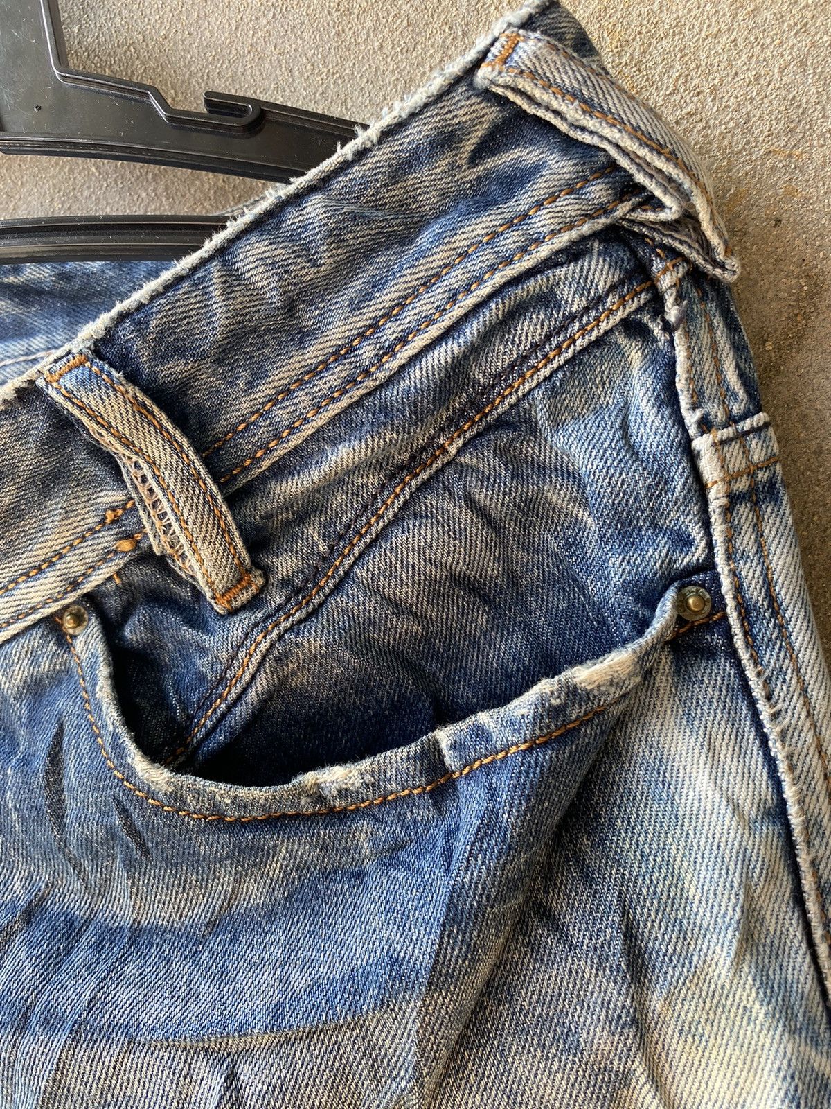 Diesel Diesel Poiak Acid Wash Made in Italy Denim Pants Size US 32 / EU 48 - 9 Thumbnail