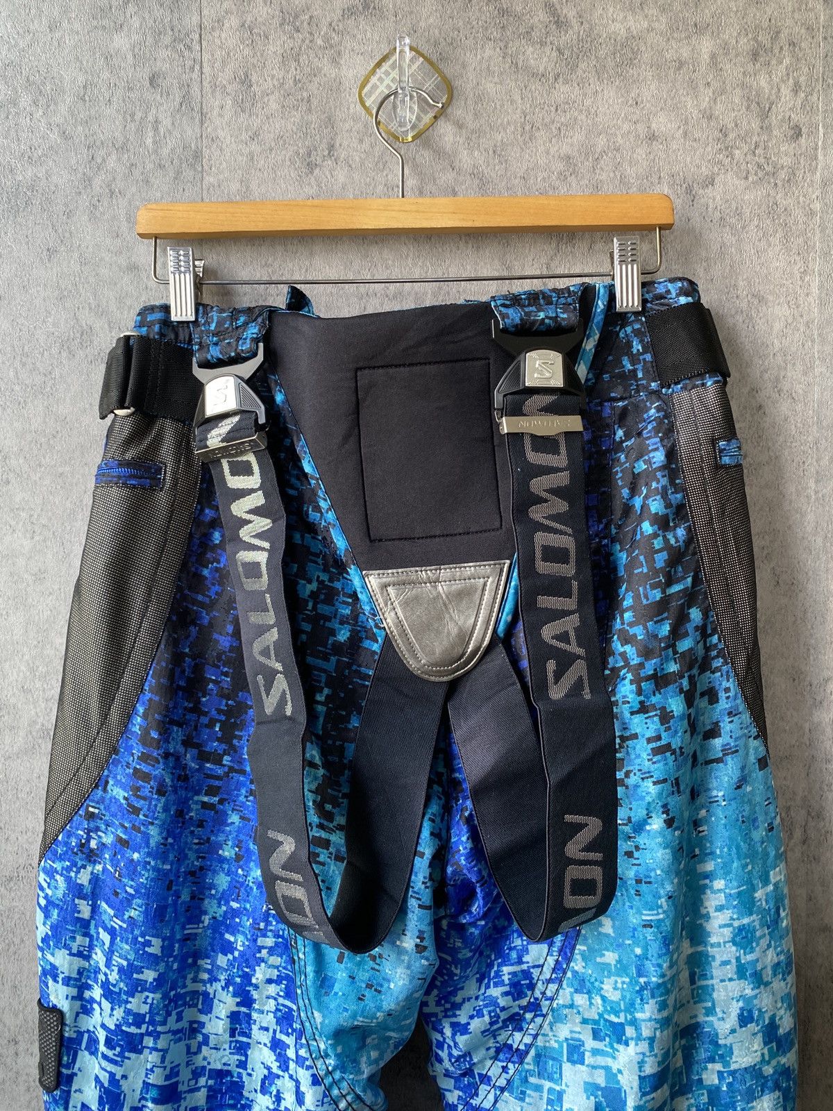 Salomon × Vintage Vintage 90s Salomon Jumpsuit Ski Pant Size US 34 / EU 50 - 10 Thumbnail
