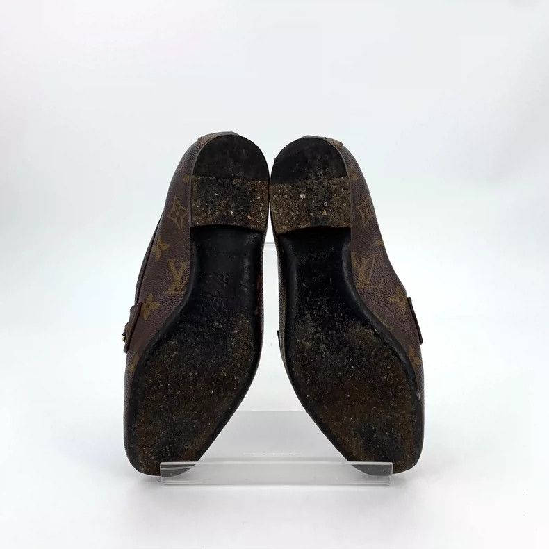 Louis Vuitton Louis Vuitton Dark brown logo presbyopic full print chain Size US 12 / IT 42 - 5 Thumbnail