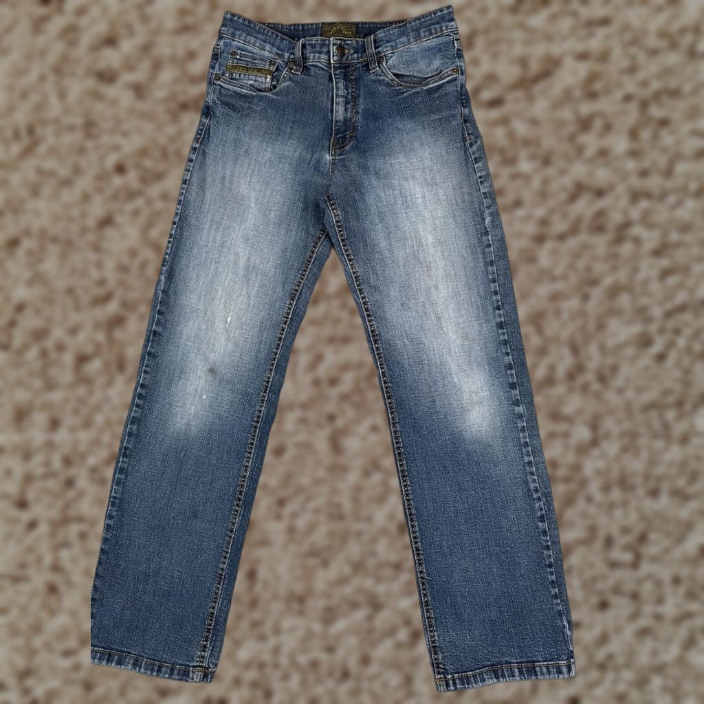 Vintage Urbanstar Jeans Womens 28 Blue Medium Wash Mid Rise Straight 28x28.5 5-Pocket Denim Size 28" / US 6 / IT 42 - 1 Thumbnail