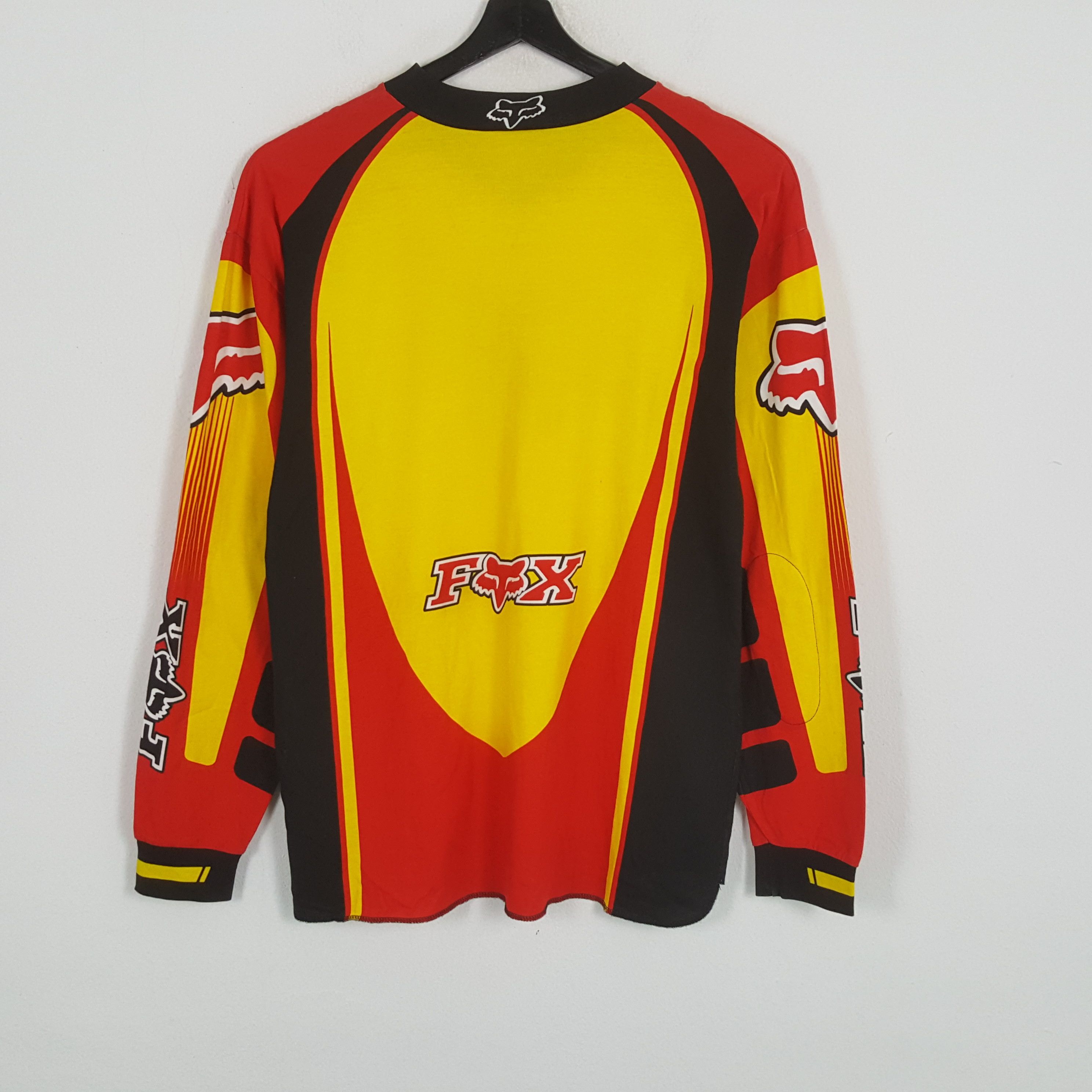 Fox Racing × Vintage FOX RACING Extreme Sports Motocross Racing Tshirt Size US L / EU 52-54 / 3 - 3 Thumbnail