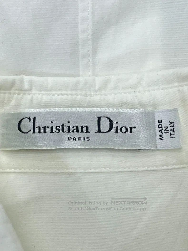 Dior Dior White little bee embroidered shirt Size XXS / US 00 / IT 34 - 5 Thumbnail