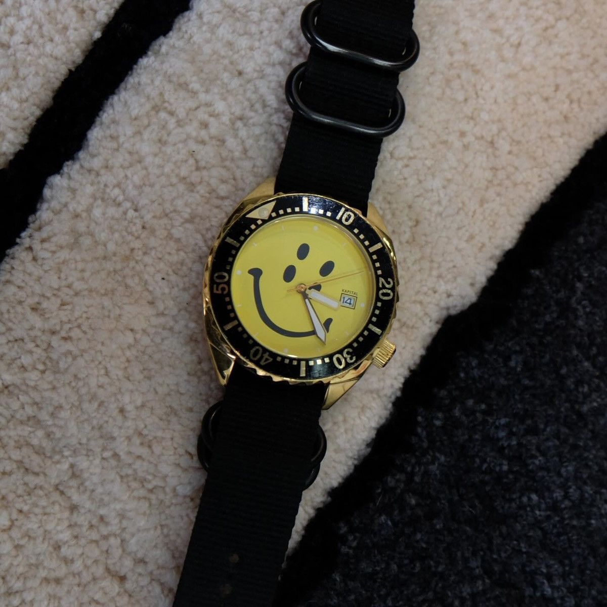 Kapital Smiley Watch | Grailed