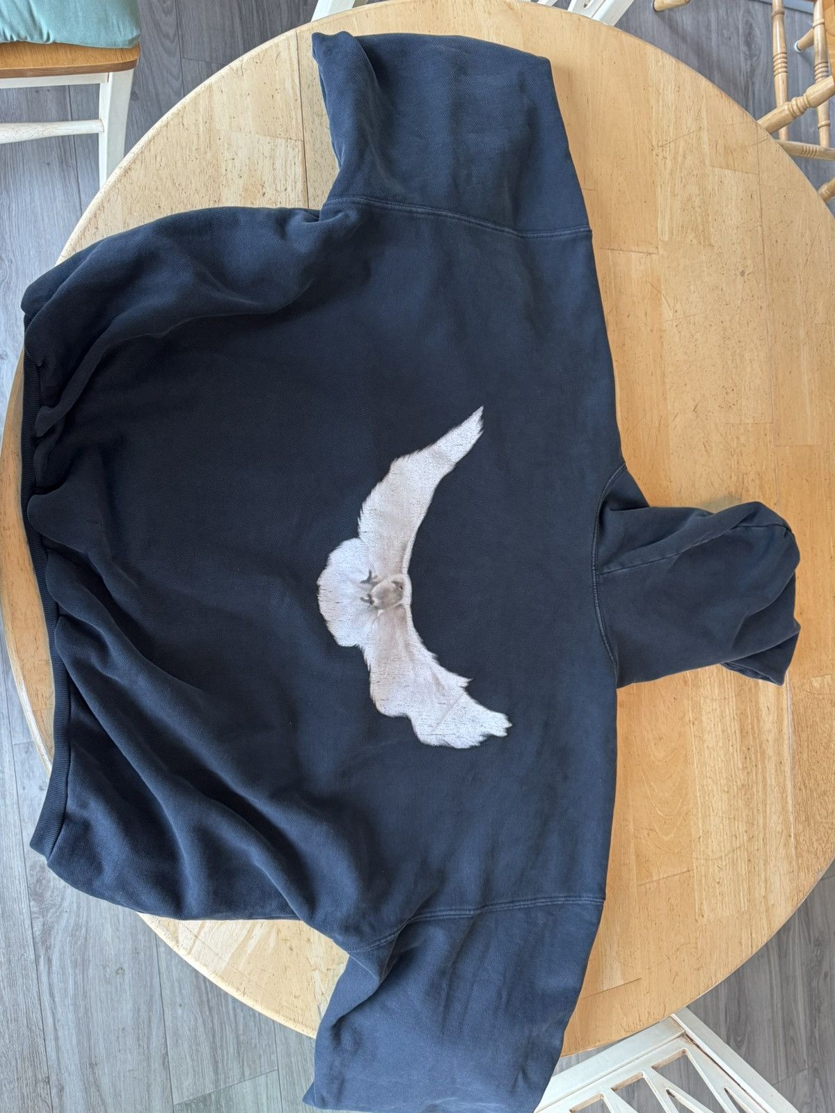 Yeezy Dove Hoodie Washed Black ( OG DOVE) Small Size US S / EU 44-46 / 1 - 2 Thumbnail