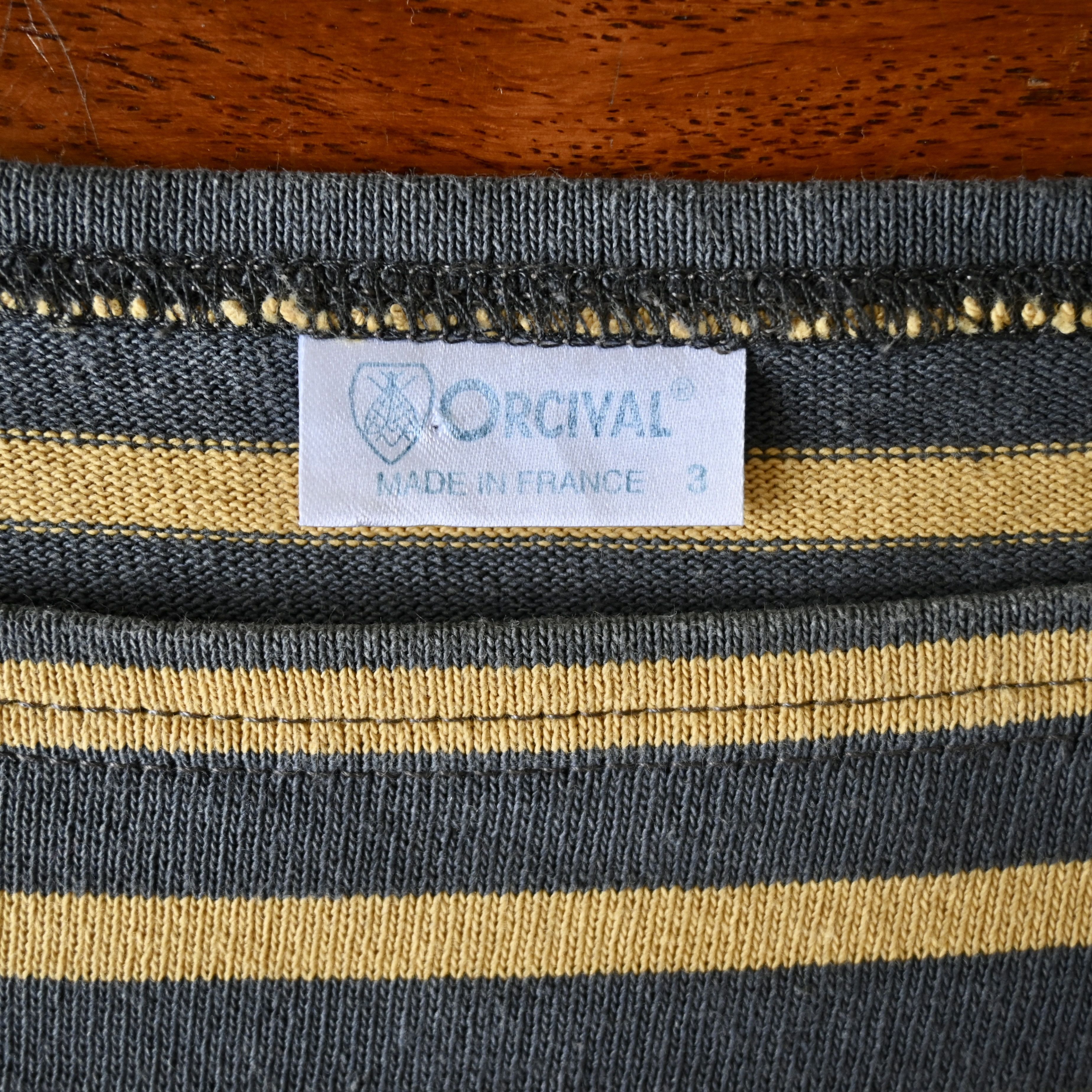 Orcival Orcival heavyweight cotton breton basque shirt, size 3 Size US S / EU 44-46 / 1 - 7 Thumbnail