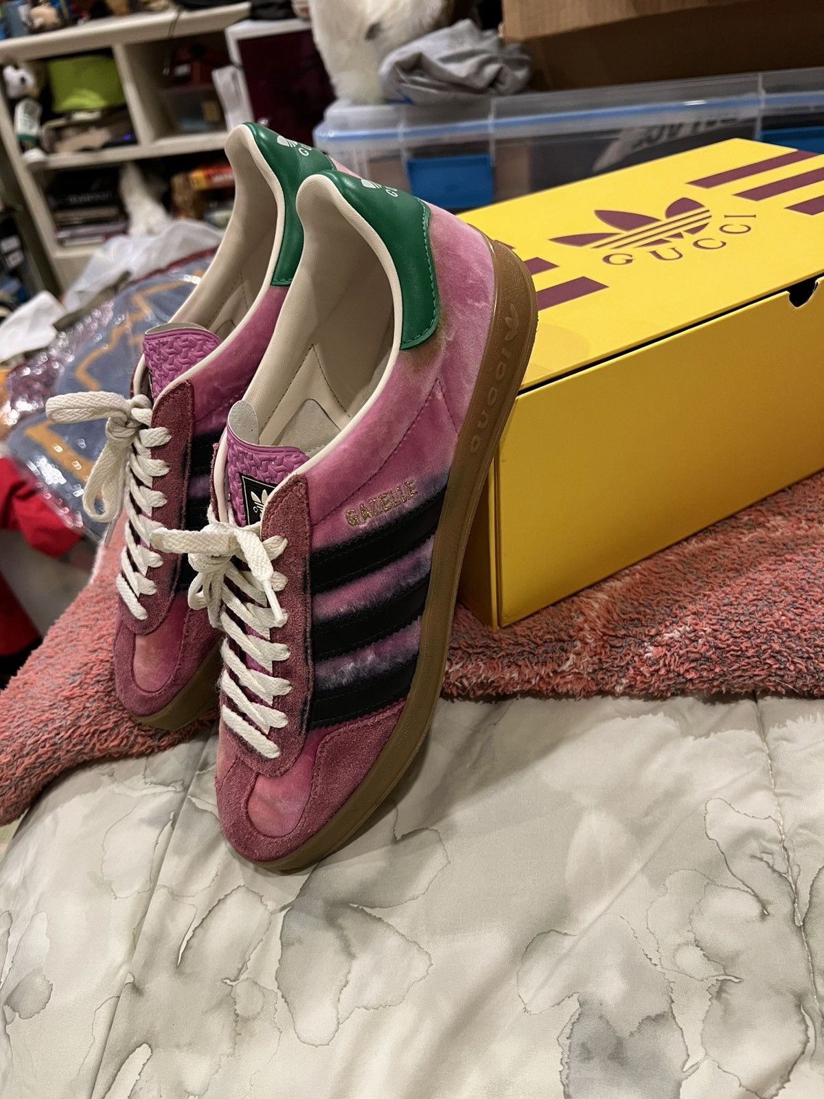 Adidas × Gucci Adidas x Gucci Gazelle Pink - US 9.5 Size US 9.5 / EU 42-43 - 8 Thumbnail