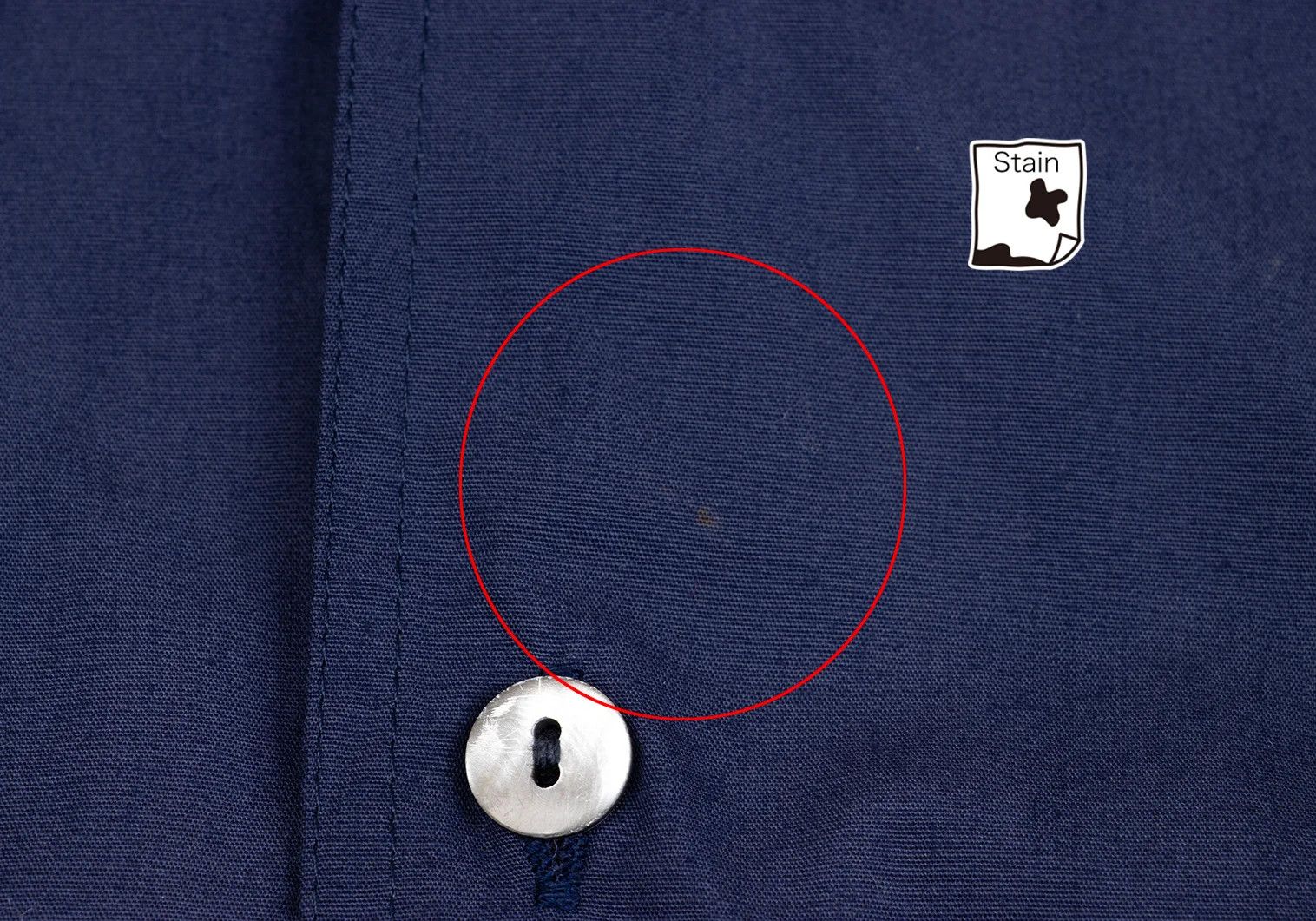 Jean Paul Gaultier Cotton Drawstring Collar Shirt in Navy, Size 46 Size US S / EU 44-46 / 1 - 13 Thumbnail