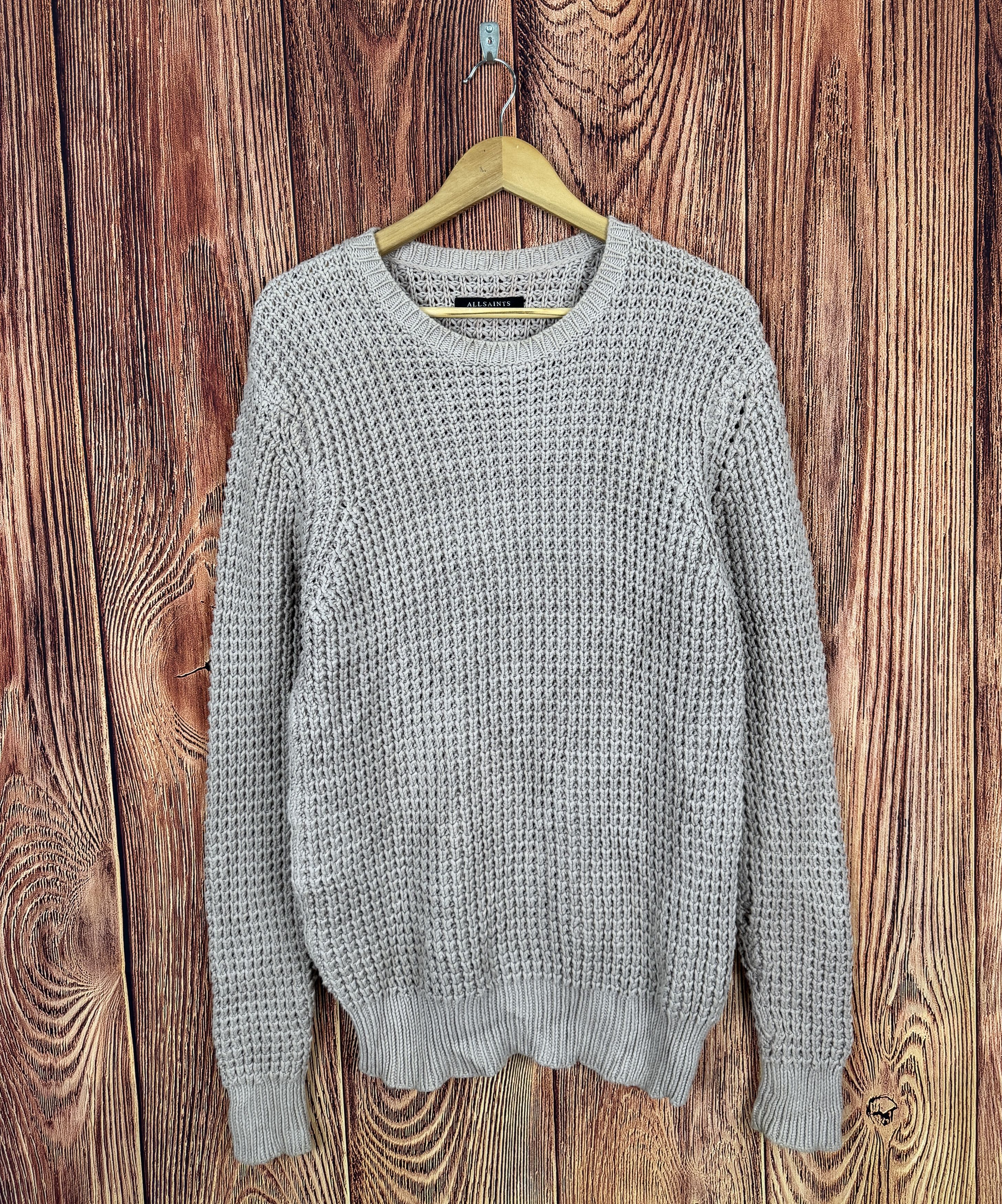Allsaints All Saints Rok Crew Thick Knit Jumper Size US L / EU 52-54 / 3 - 1 Thumbnail