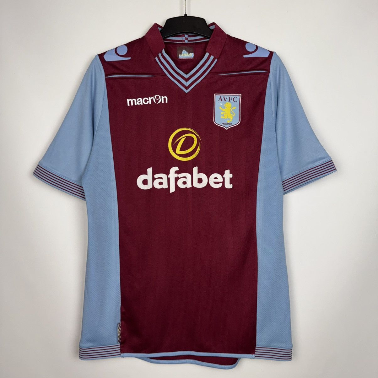 Macron ASTON VILLA 2013 2014 HOME FOOTBALL SHIRT SOCCER JERSEY szXL Size US XL / EU 56 / 4 - 1 Thumbnail