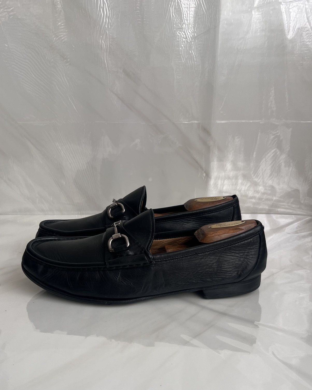 Gucci Gucci Men’s Horsebit Black leather loafer Size US 9 / EU 42 - 4 Thumbnail