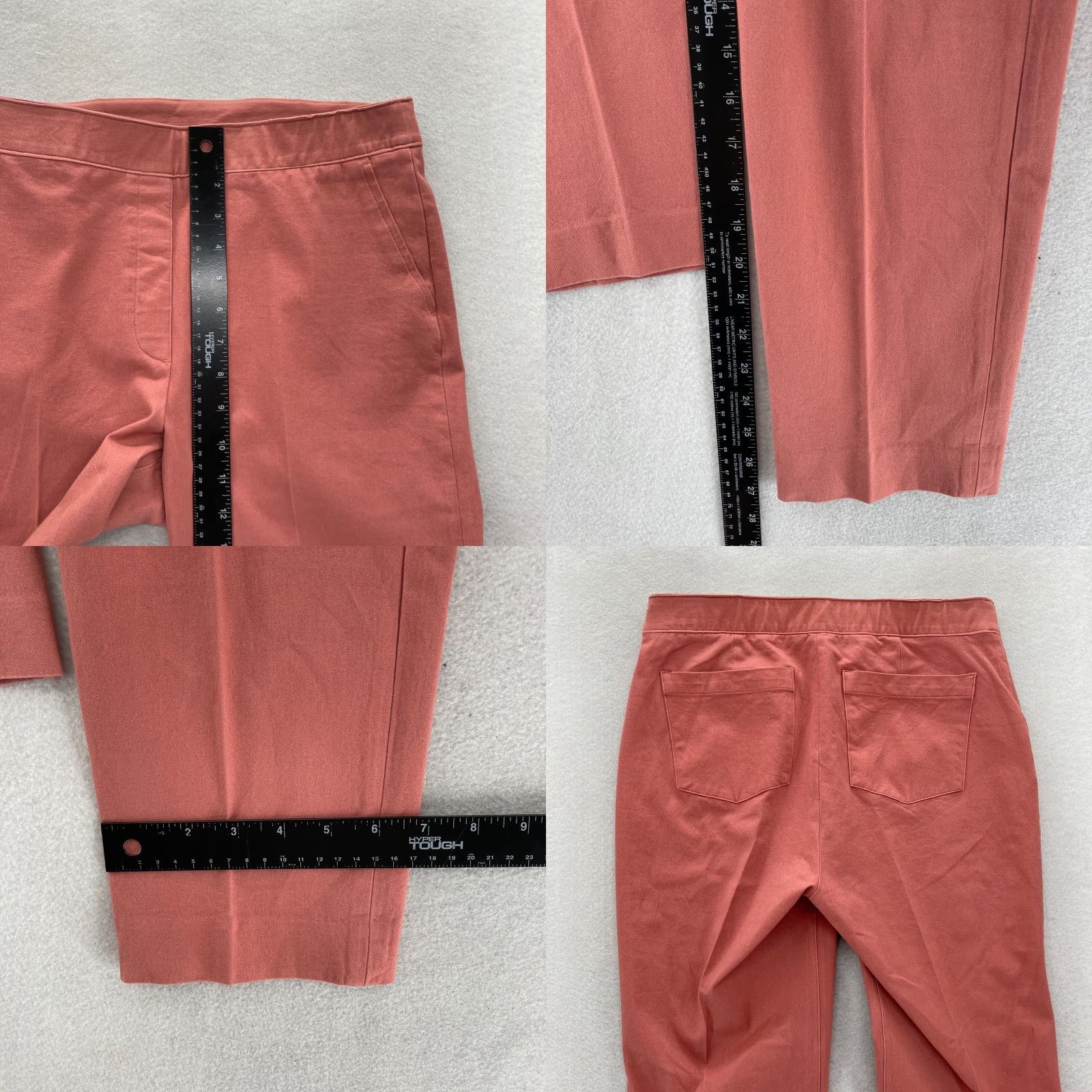 Spanx Spanx Polished Pants Women's Medium Tall Red Stretch Pull On Slim Leg Tapered Size 32" / US 10 / IT 46 - 8 Thumbnail