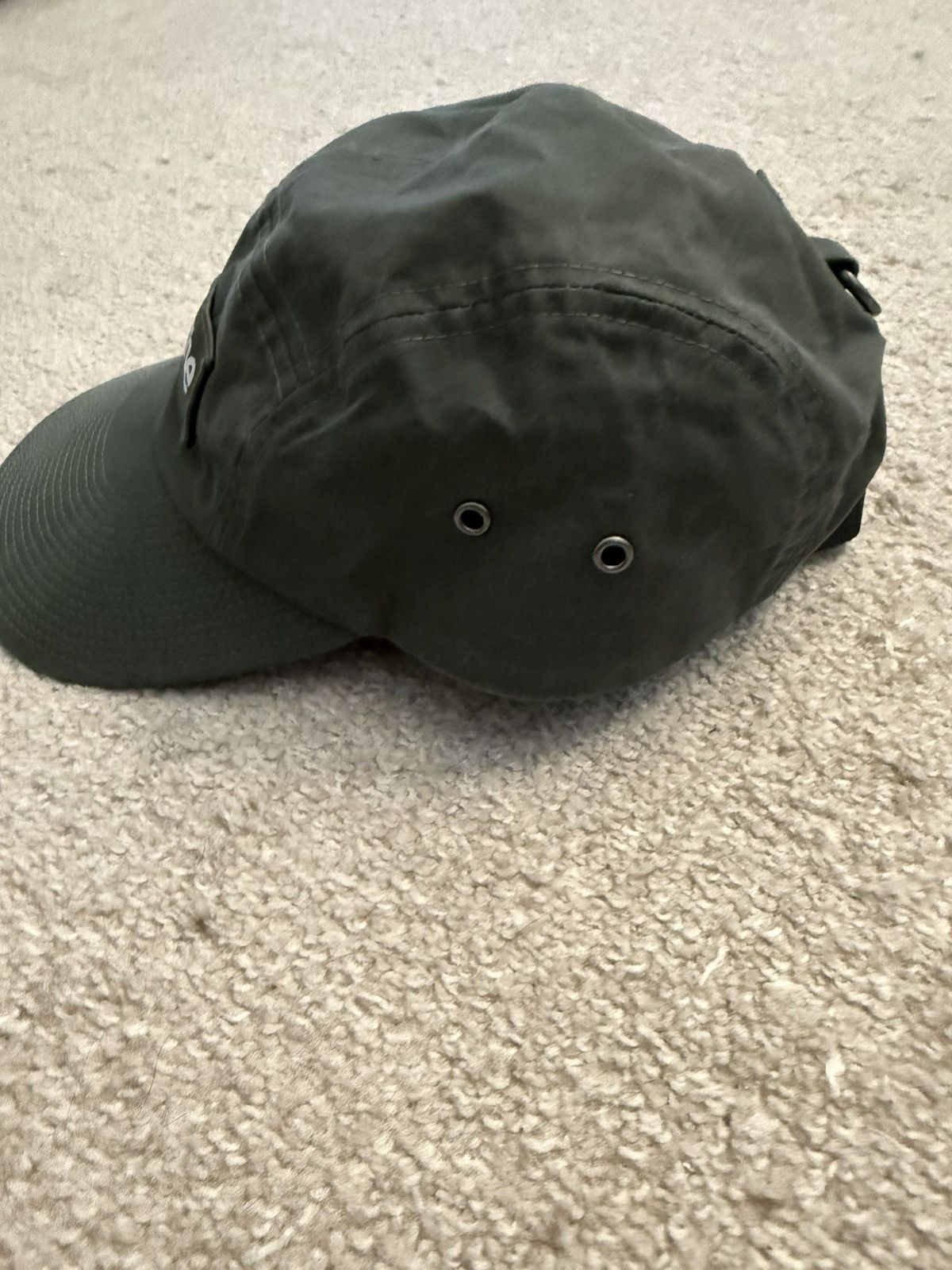 Supreme Waxed Cotton Camp Cap (Olive)