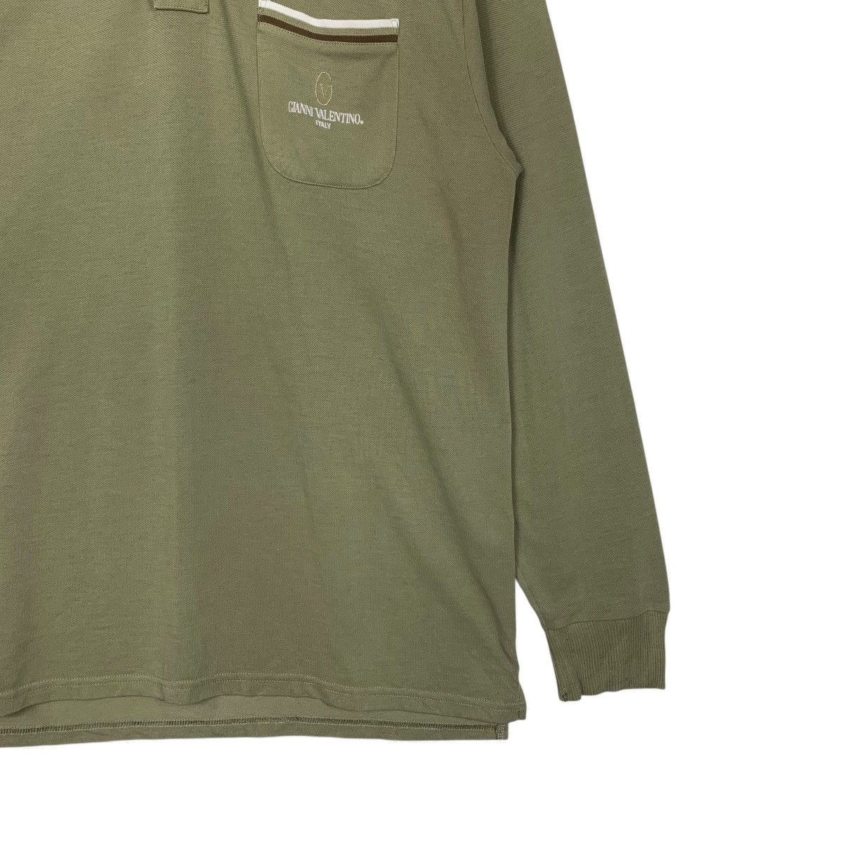 Gianni Valentino 90’s GIANNI VALENTINO Classic Long Sleeve Polos #2607-C117 Size US L / EU 52-54 / 3 - 4 Thumbnail
