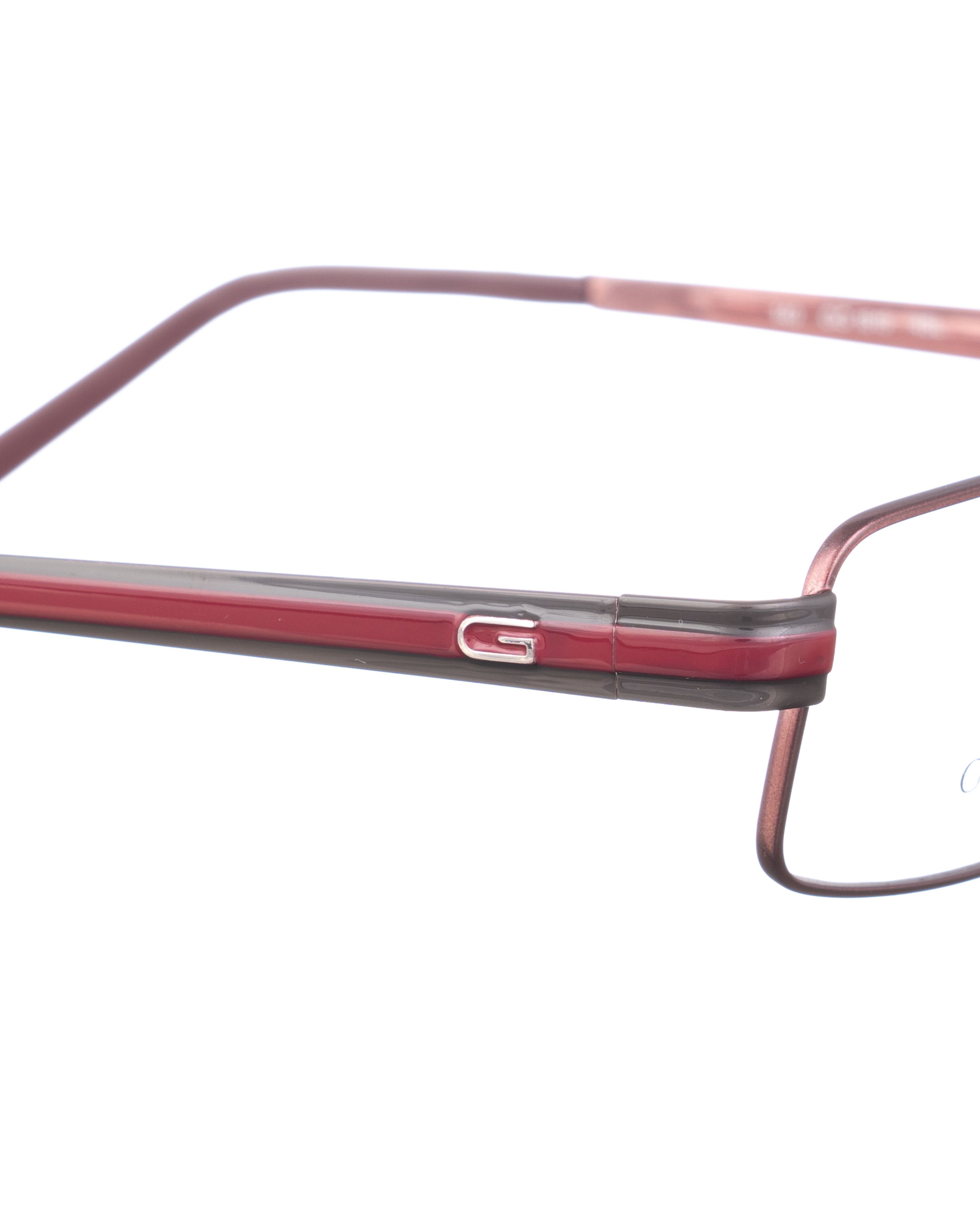Gucci Gucci 00s Burgundy Rectangular Glasses Size ONE SIZE - 3 Thumbnail