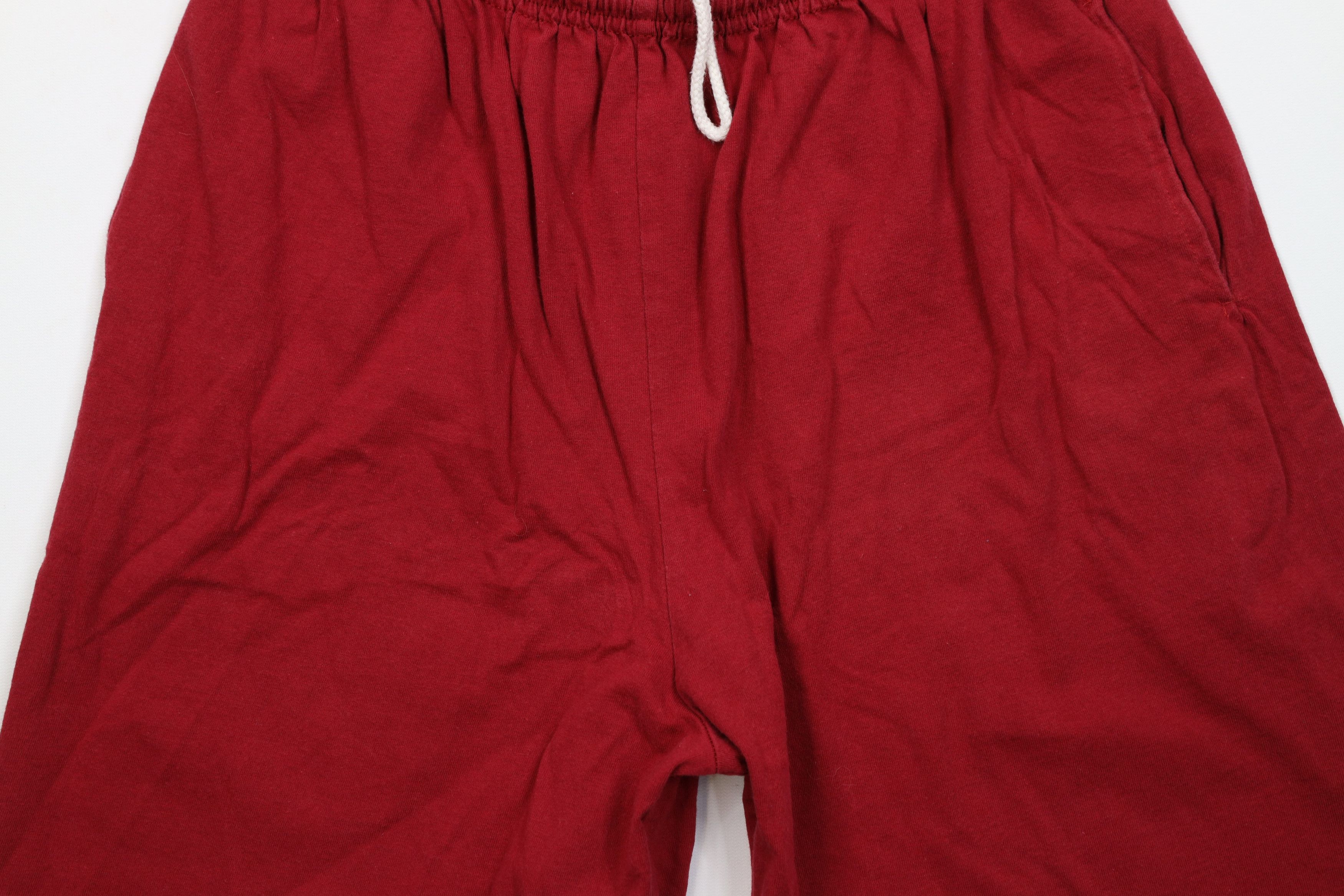 Vintage Vintage 90s Bike Blank Above Knee Shorts Red Cotton USA Size US 34 / EU 50 - 3 Thumbnail
