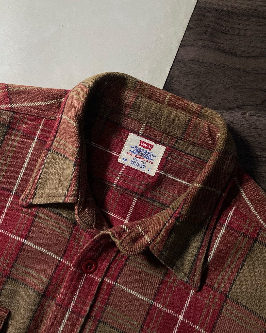 Levi's Heavy Flannel Shirt LEVIS Size L fit XL Size US XL / EU 56 / 4 - 5 Thumbnail